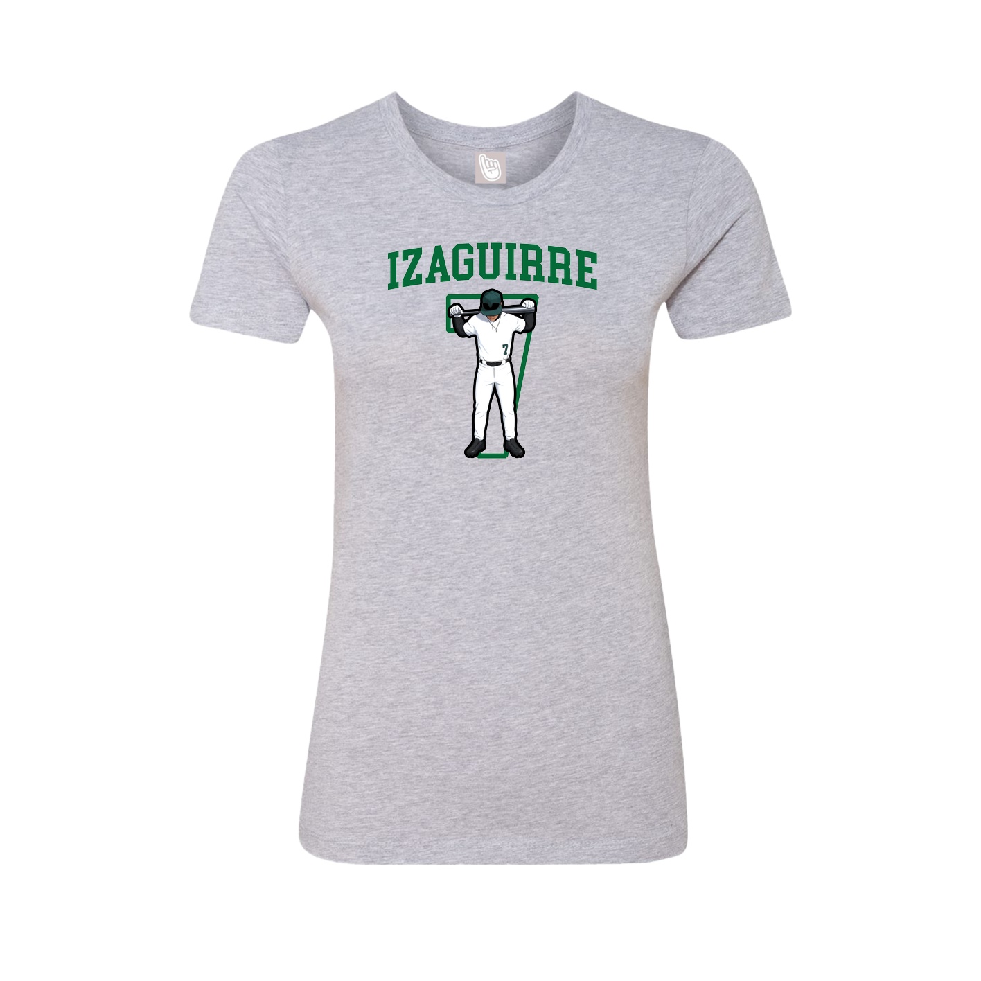 Fitted Women's Tee — Shirsey in Grey