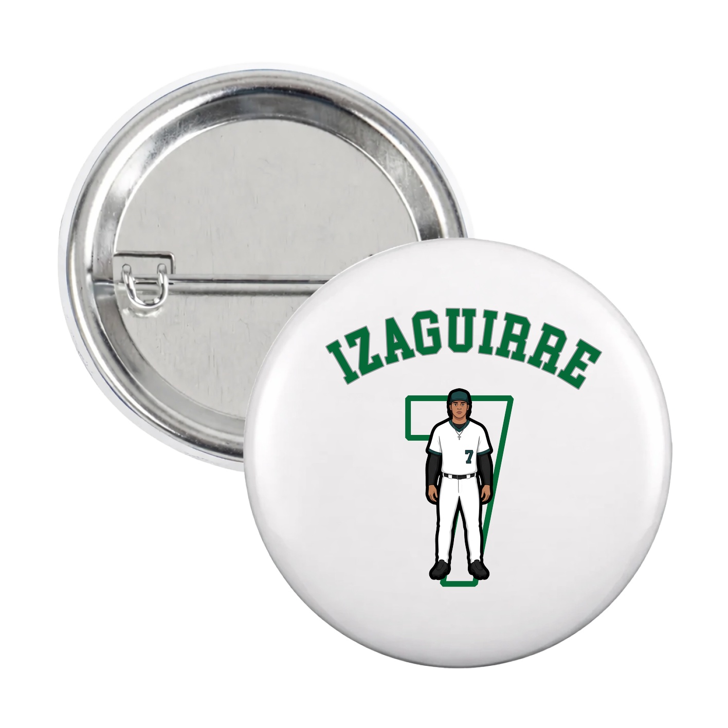 Game Day Button — Shirsey Arch in White
