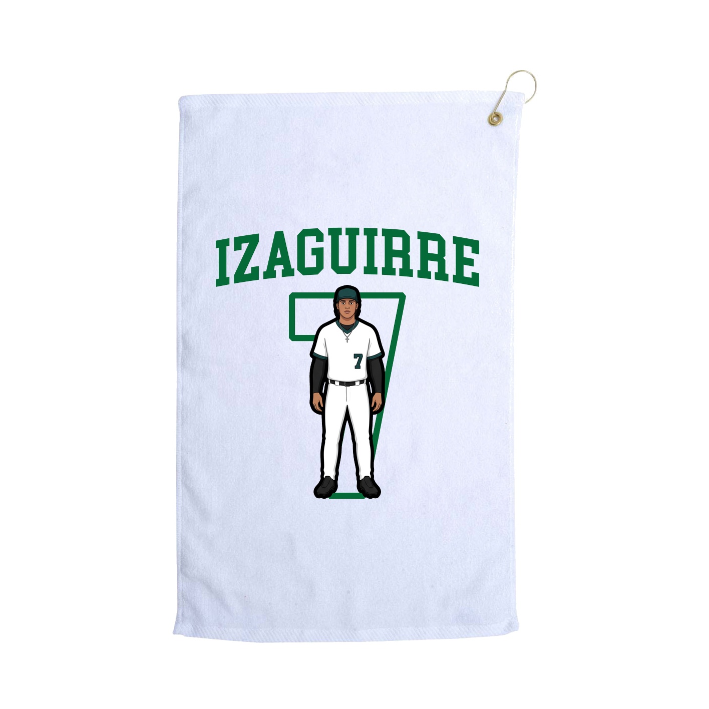 Golf Towel — Shirsey in White