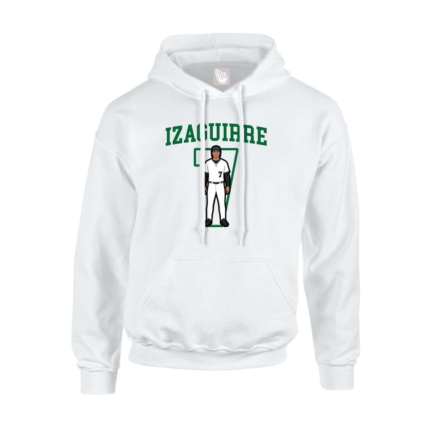 Hoodie — Shirsey in White
