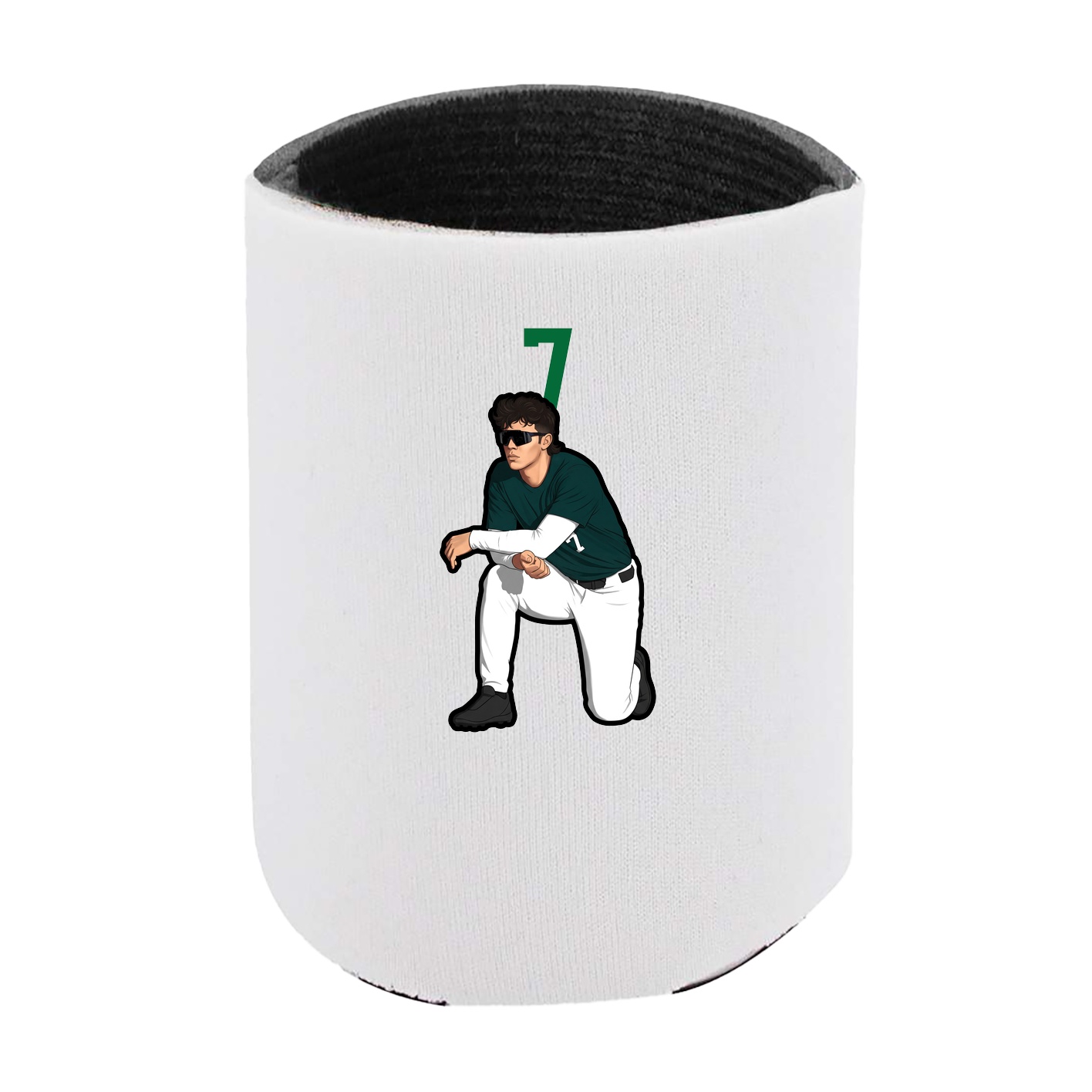 Can Holder — Number Top in White
