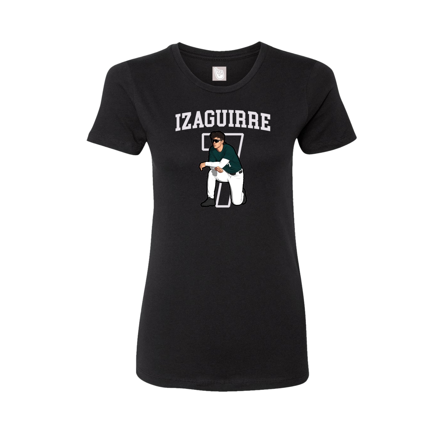 Fitted Women's Tee — Shirsey in Black