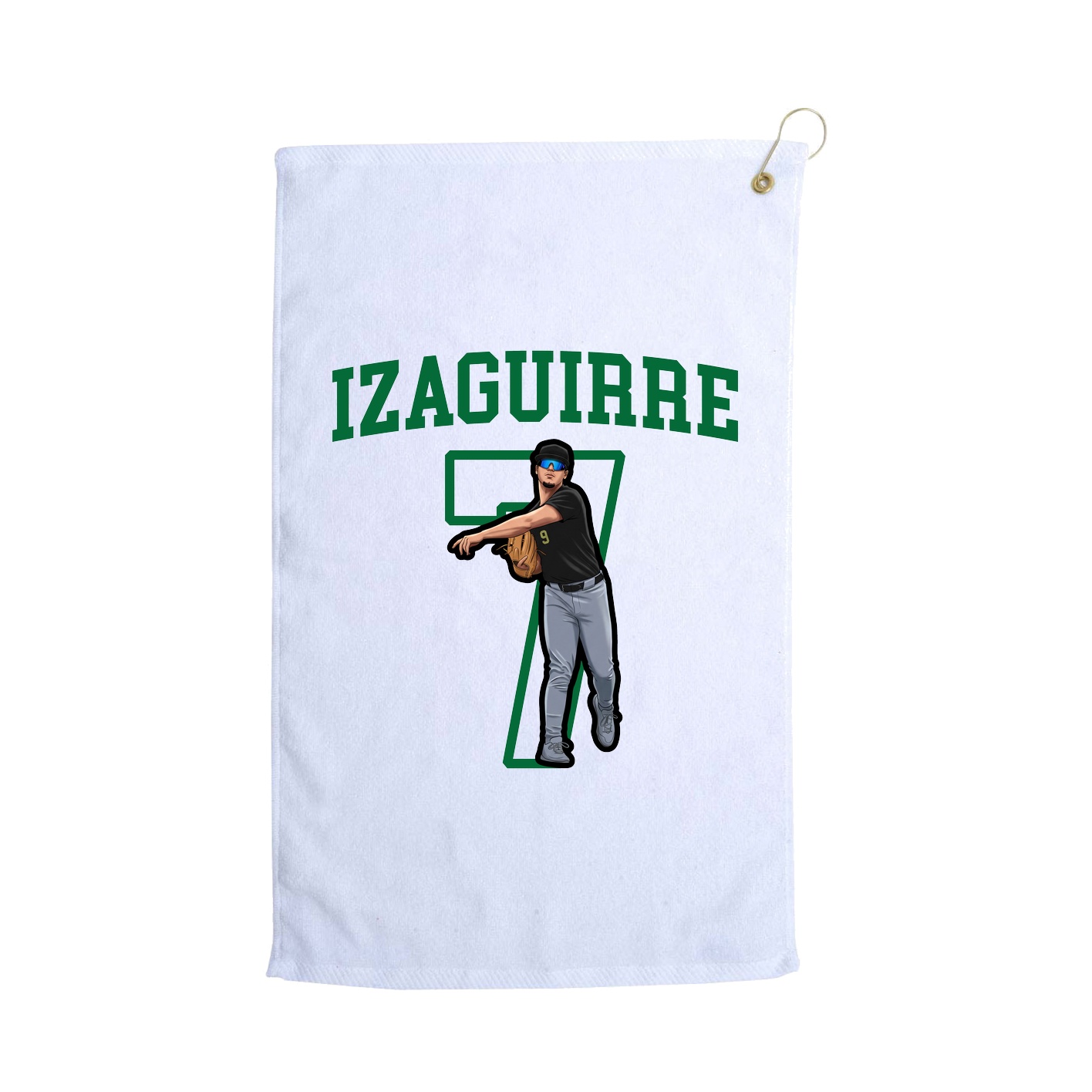 Golf Towel — Shirsey in White