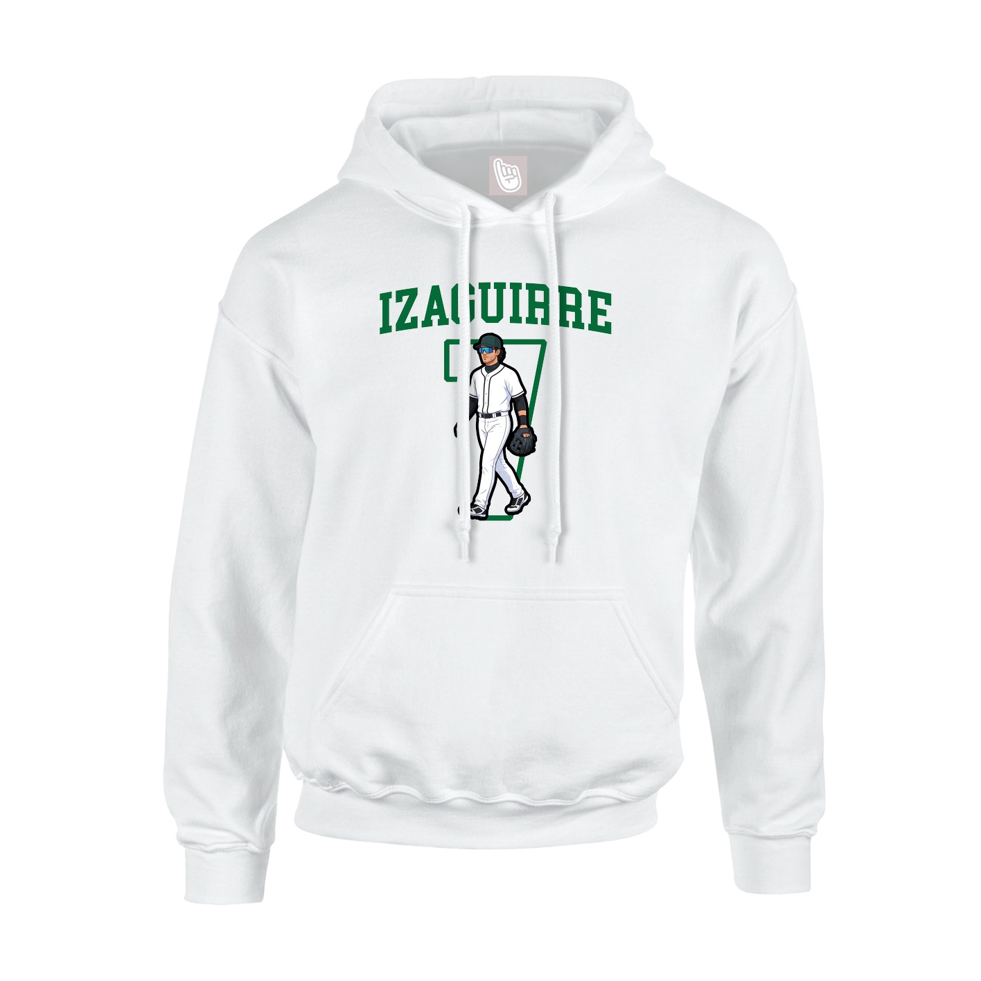 Hoodie — Shirsey in White