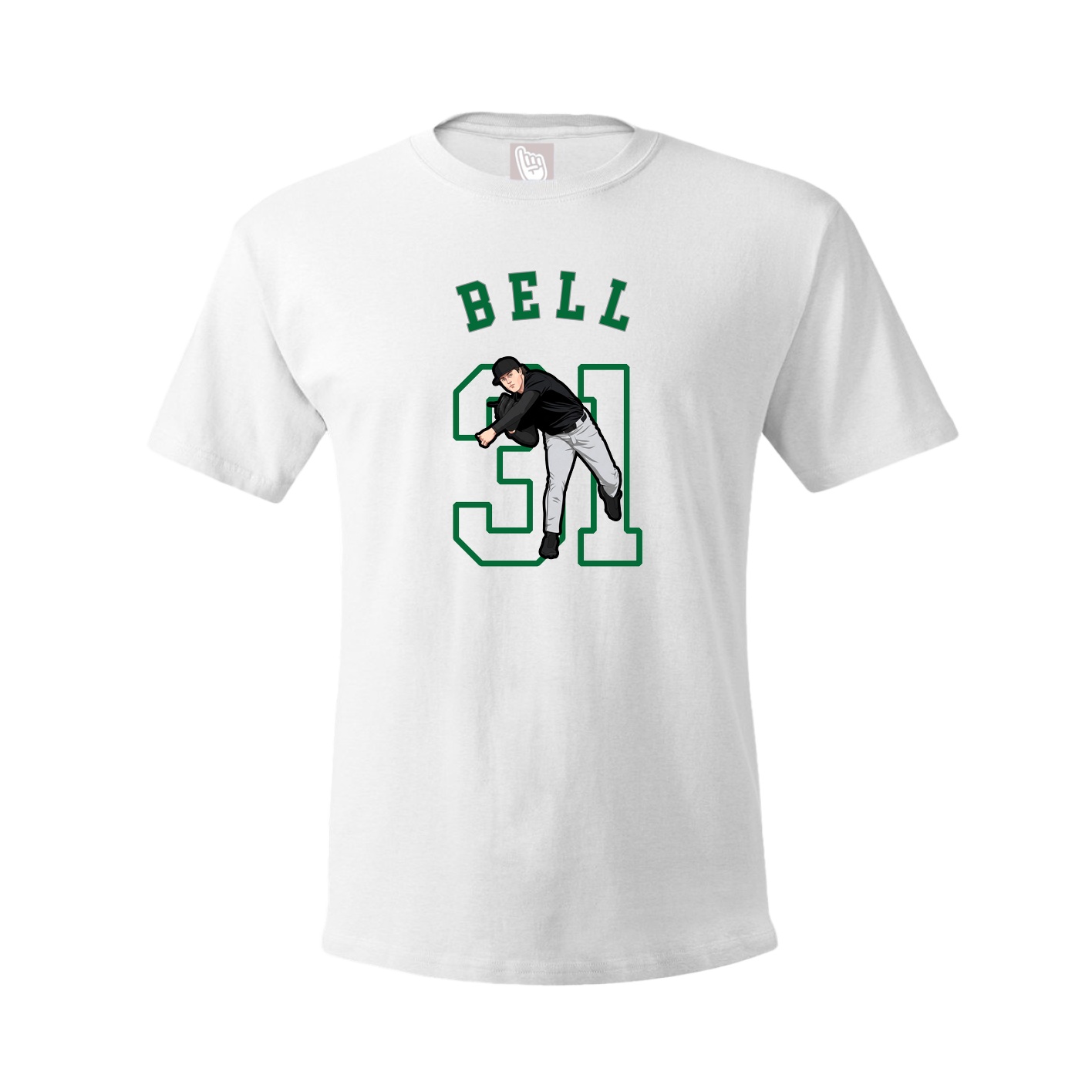 Youth Tee — Shirsey Arch in White