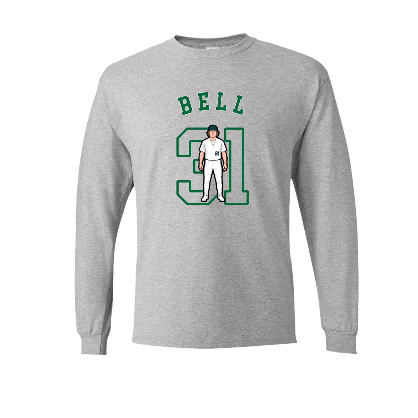 Long Sleeve Tee — Shirsey Arch in Grey