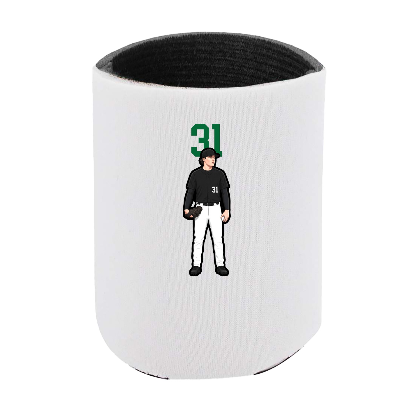 Can Holder — Number Top in White