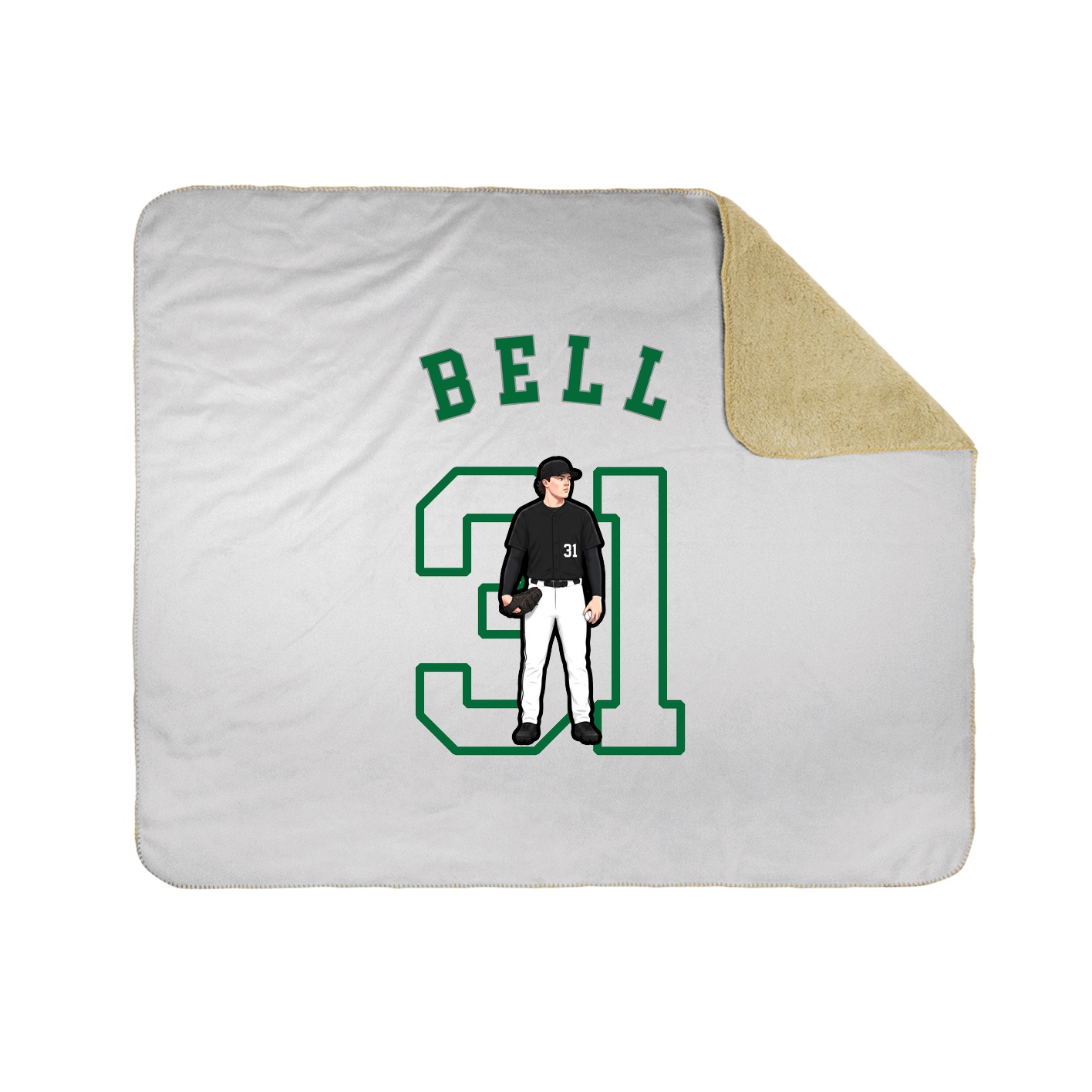 Throw Blanket — Shirsey Arch in White
