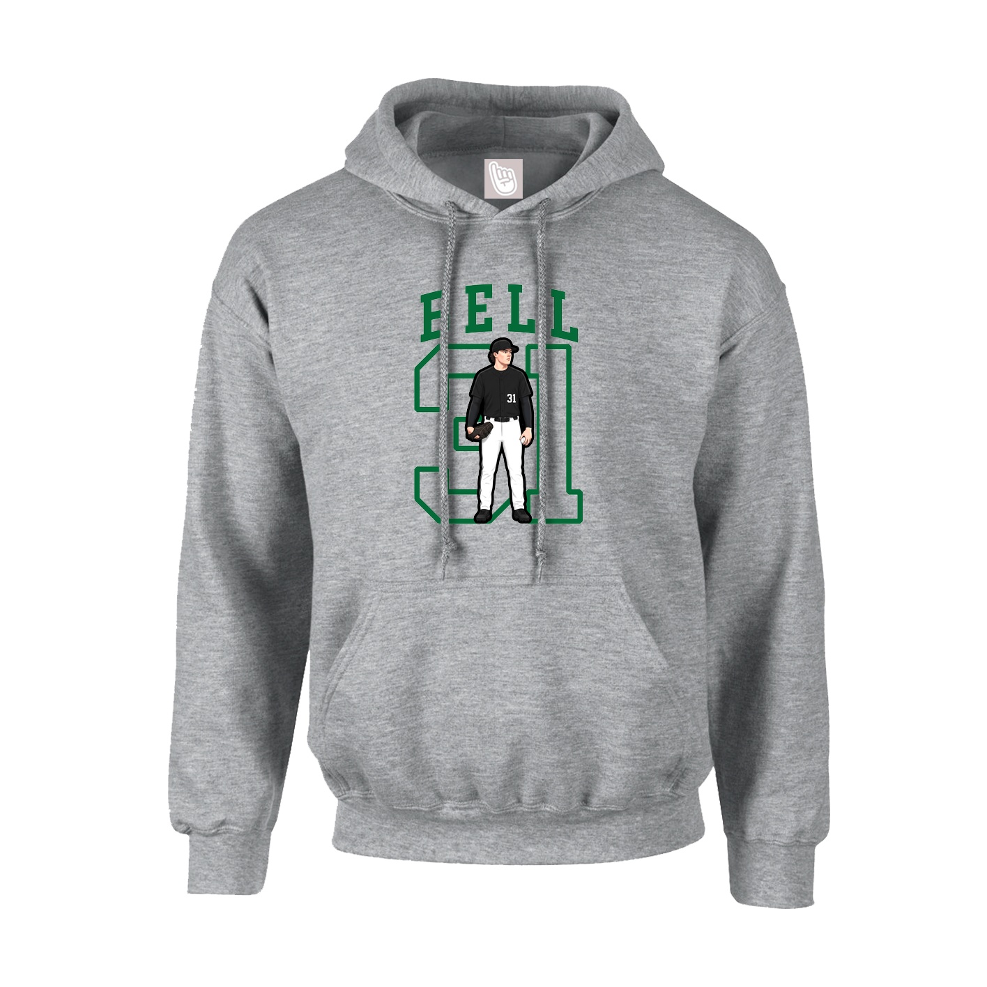 Hoodie — Shirsey in Grey