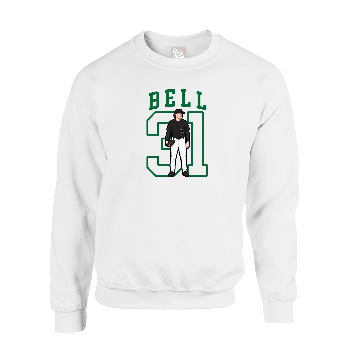 Fleece Crew — Shirsey in White