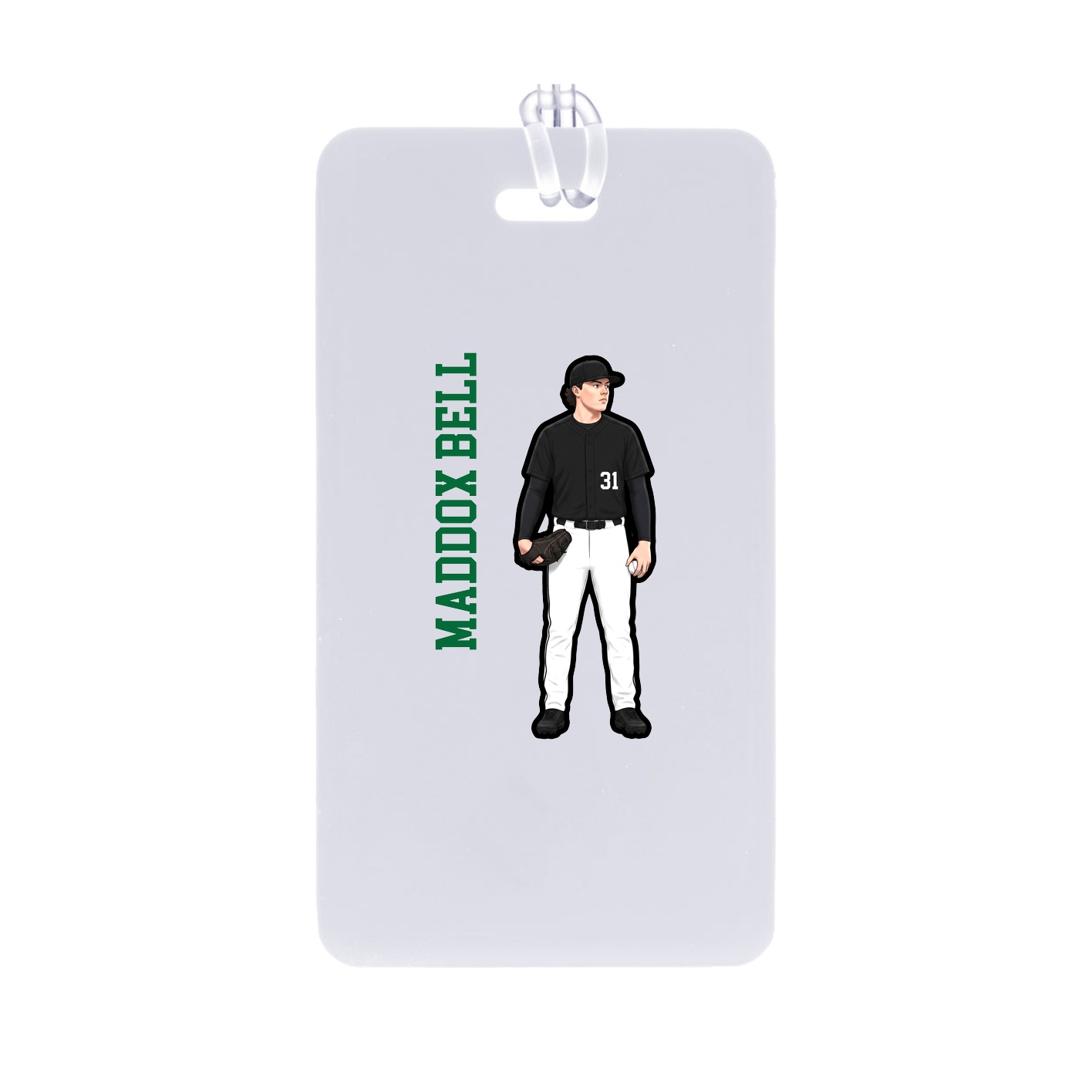 Bag Tag — Name Vertical in Classic
