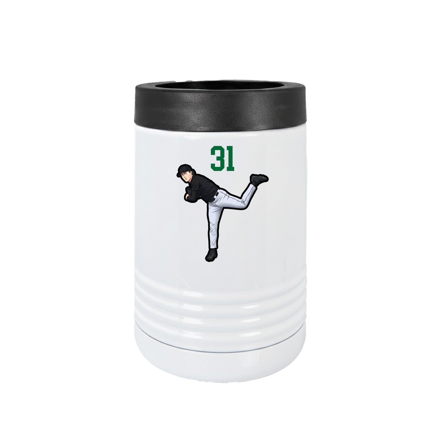 Beverage Holder — Number Top in White