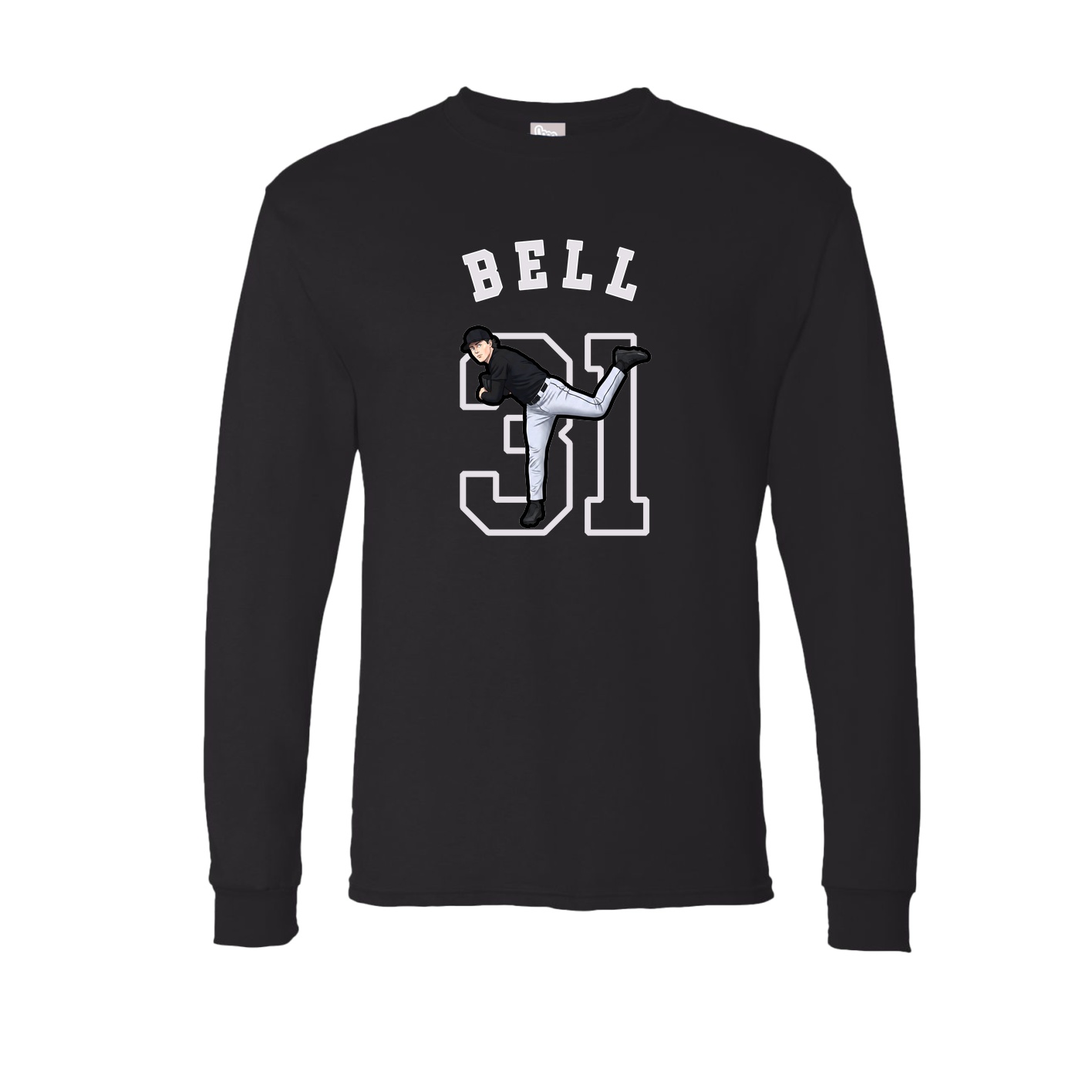 Long Sleeve Tee — Shirsey Arch in Black