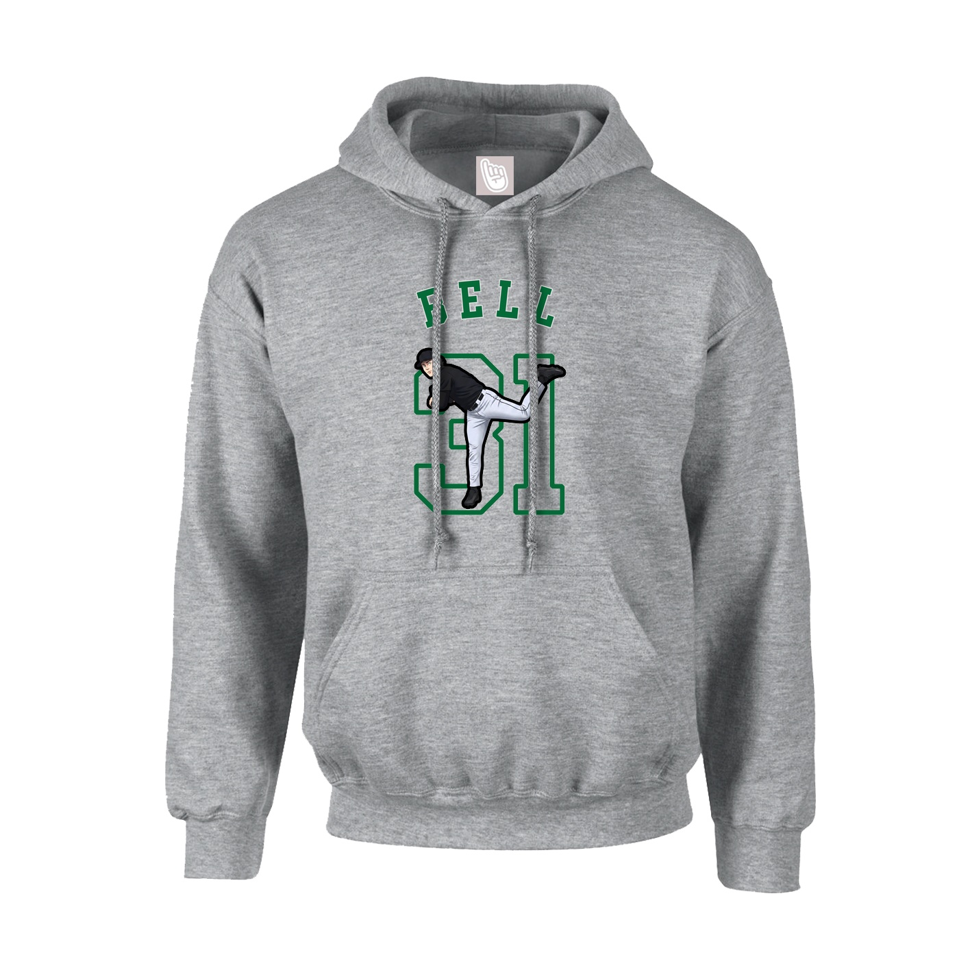 Youth Hoodie — Shirsey Arch in Grey