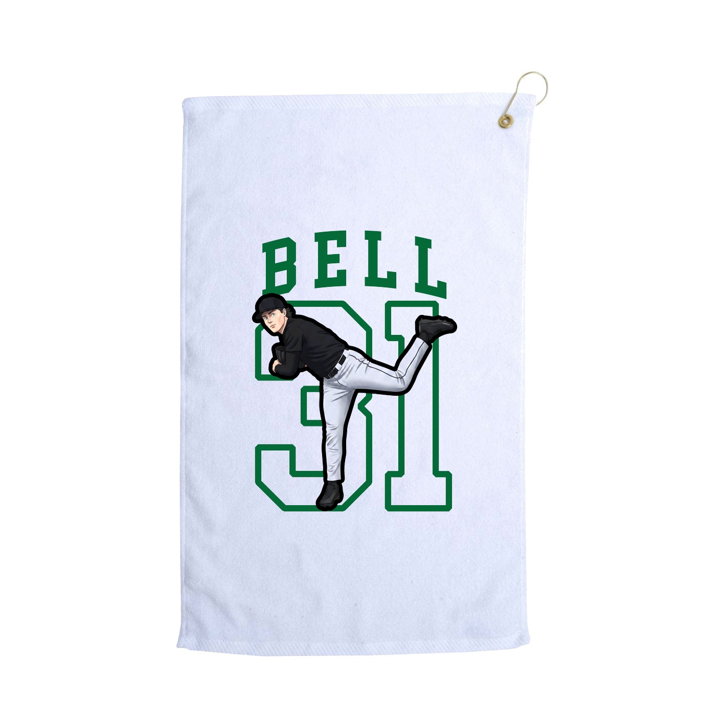 Golf Towel — Shirsey in White
