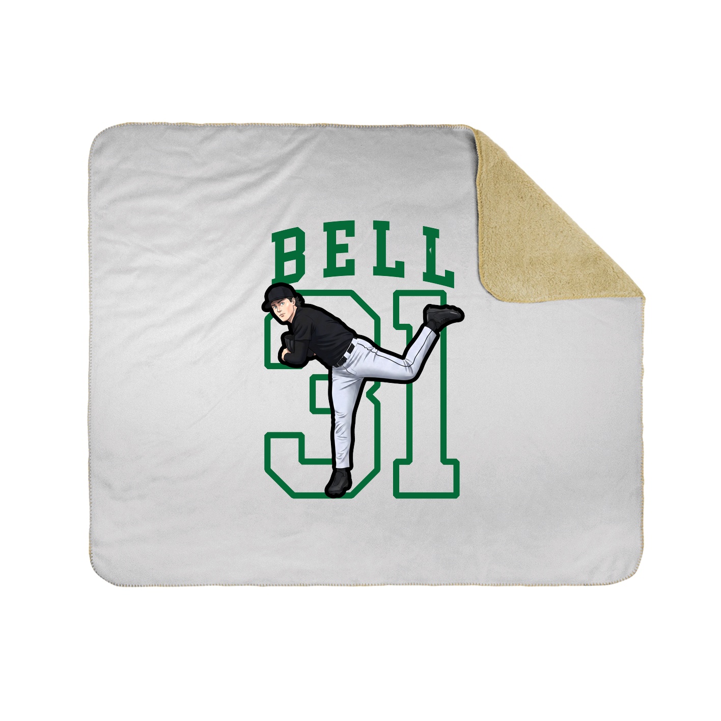 Throw Blanket — Shirsey in White