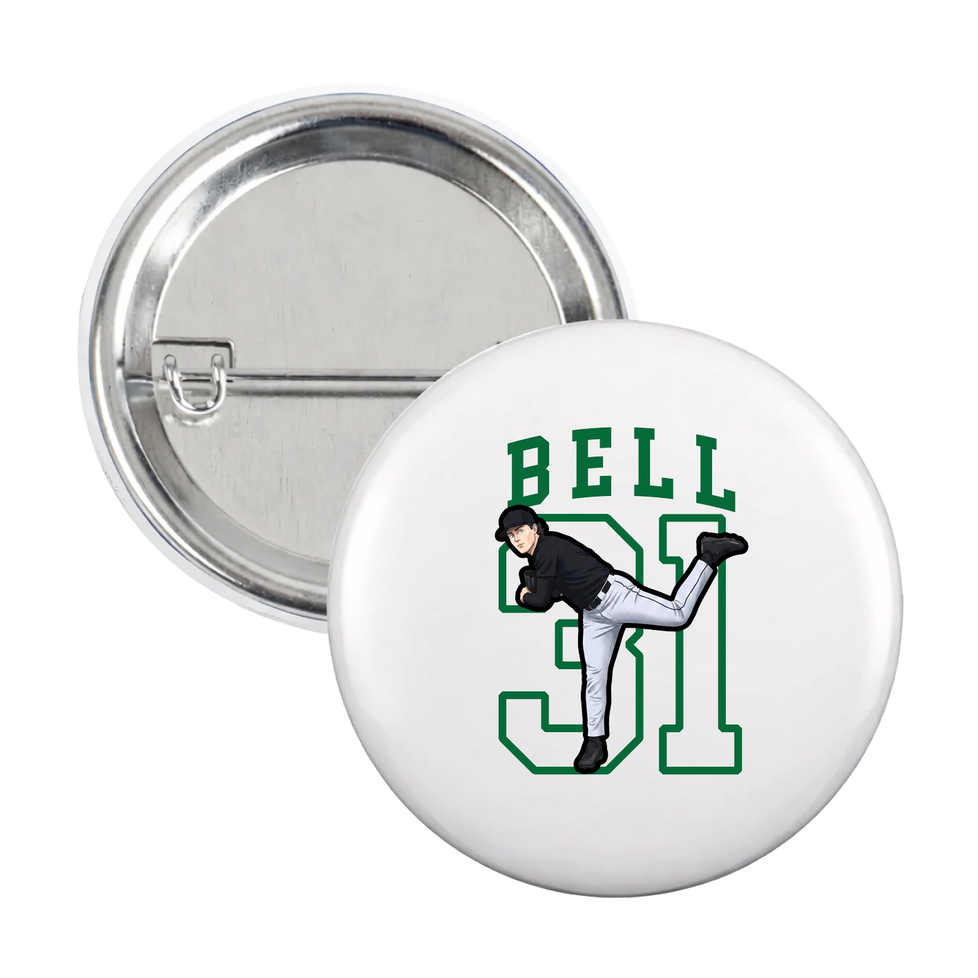 Game Day Button — Shirsey in White