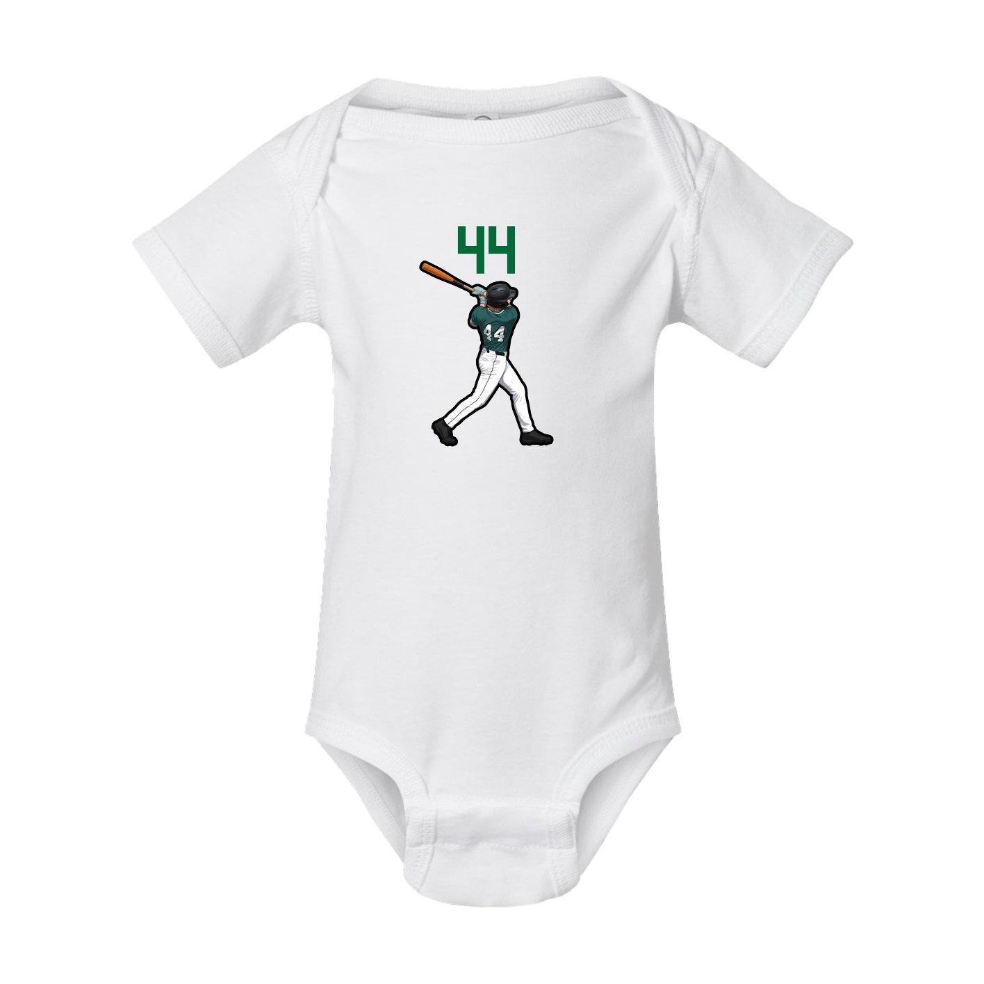Baby Onesie — Number Top in White