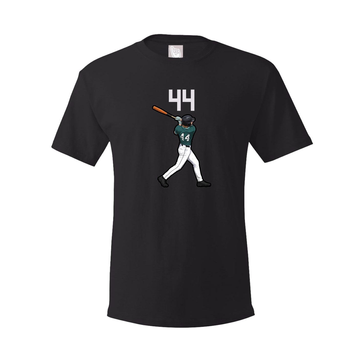 Youth Tee — Number Top in Black