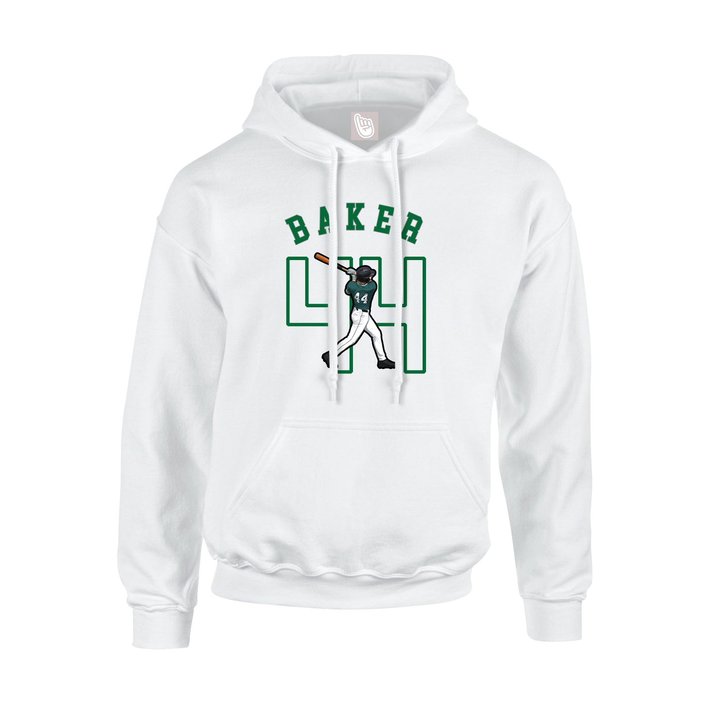 Hoodie — Shirsey Arch in White
