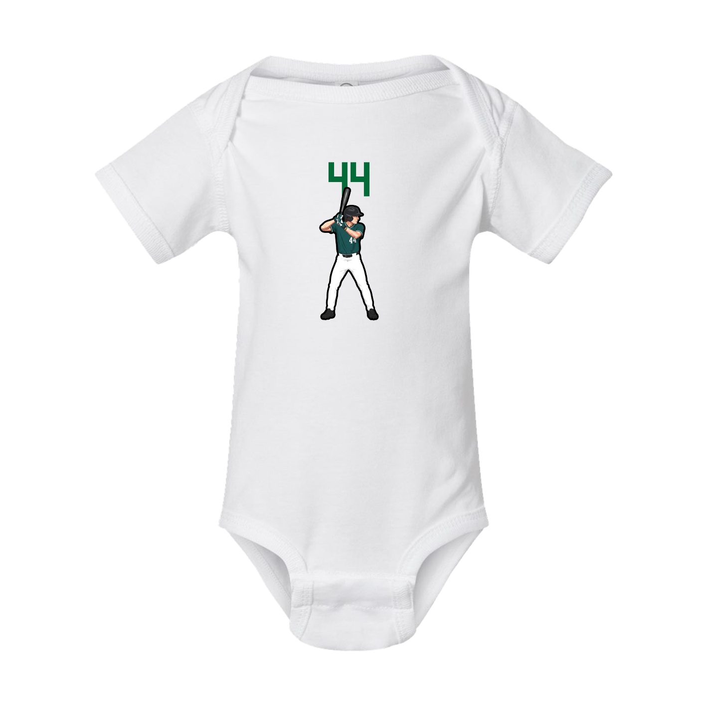 Baby Onesie — Number Top in White