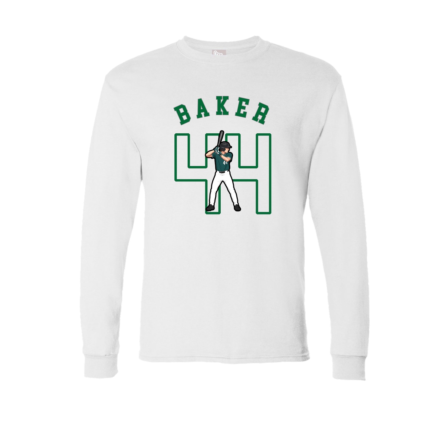 Long Sleeve Tee — Shirsey Arch in White