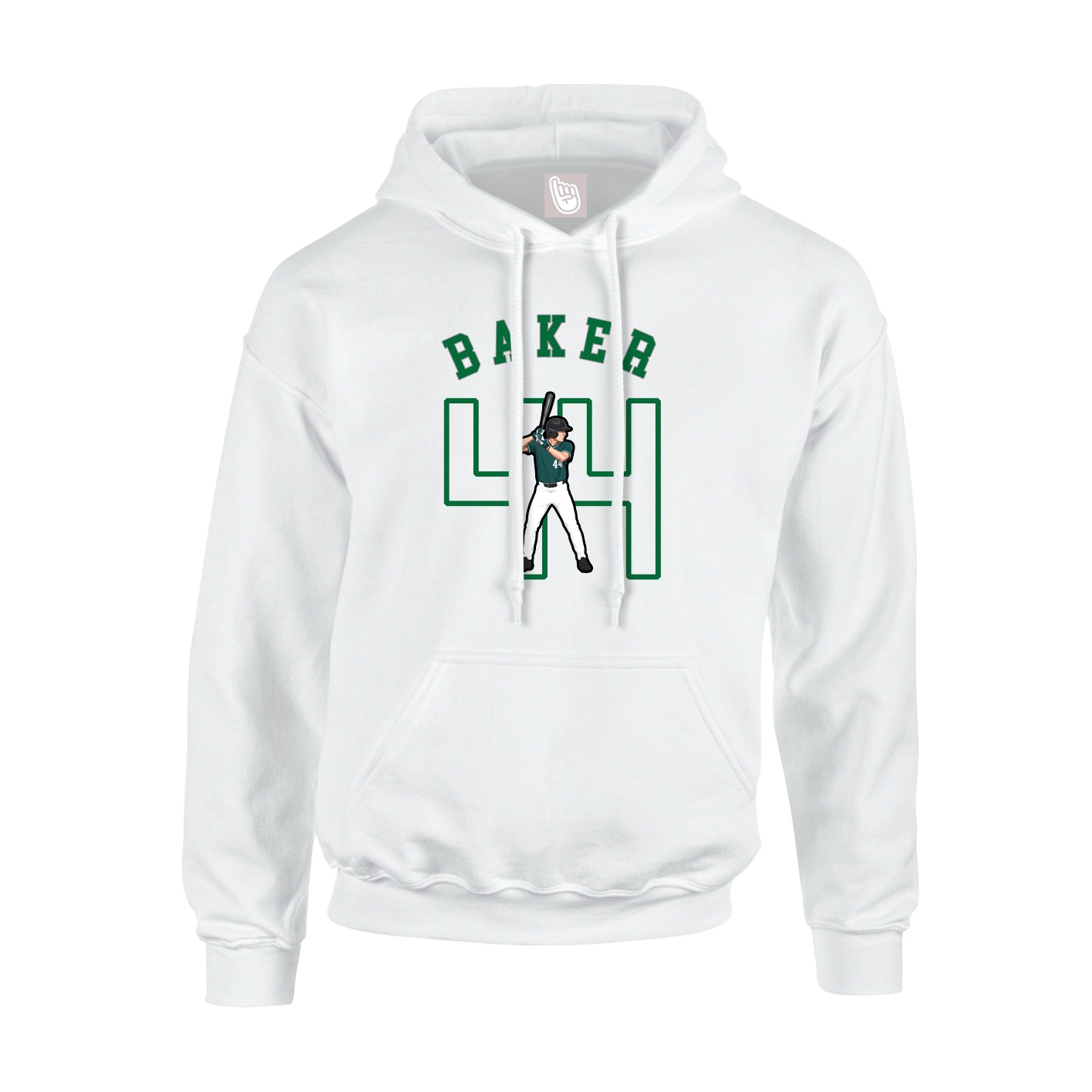 Hoodie — Shirsey Arch in White