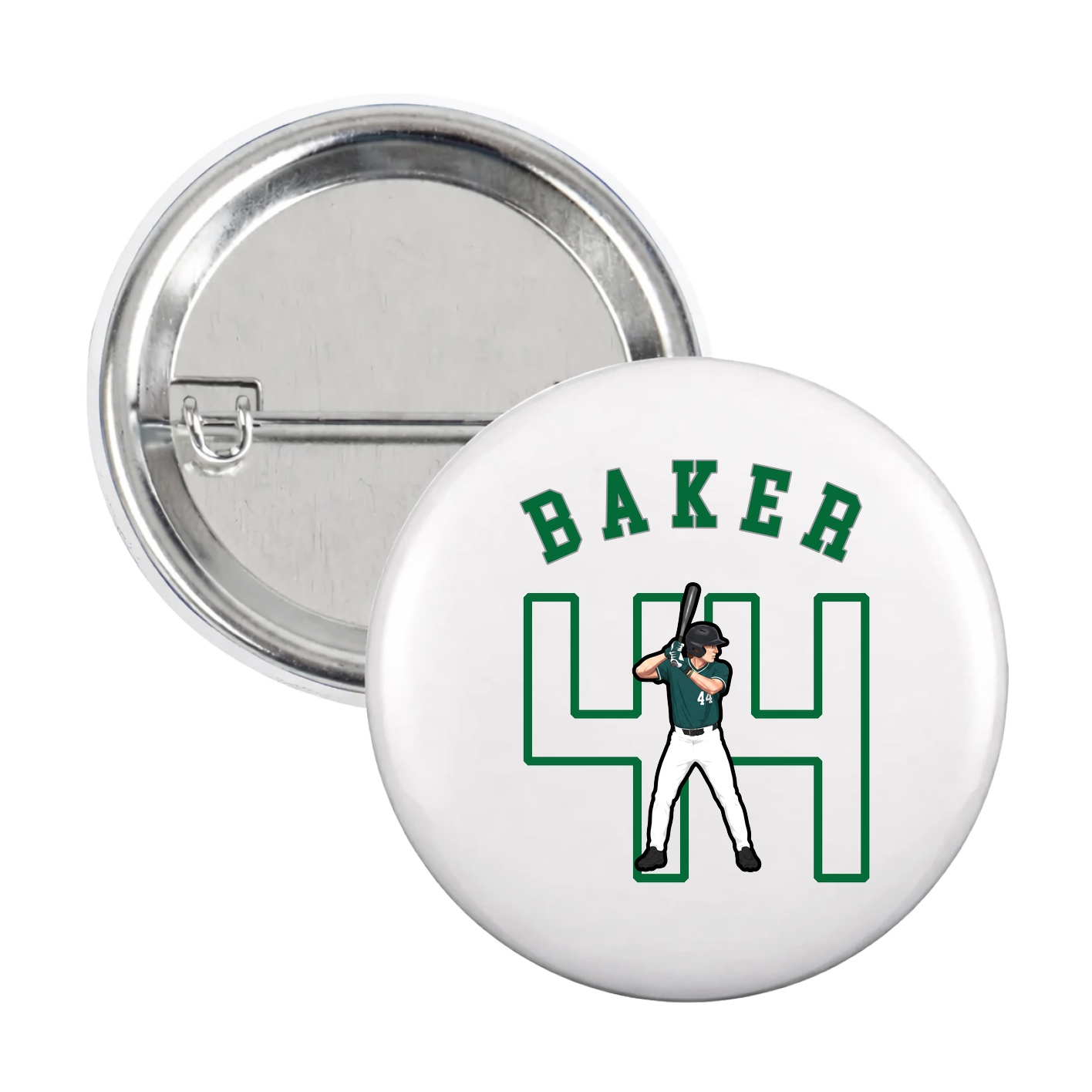 Game Day Button — Shirsey Arch in White