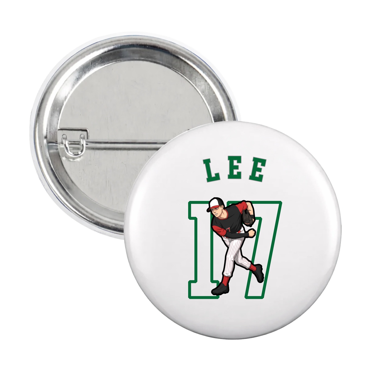 Game Day Button — Shirsey Arch in White