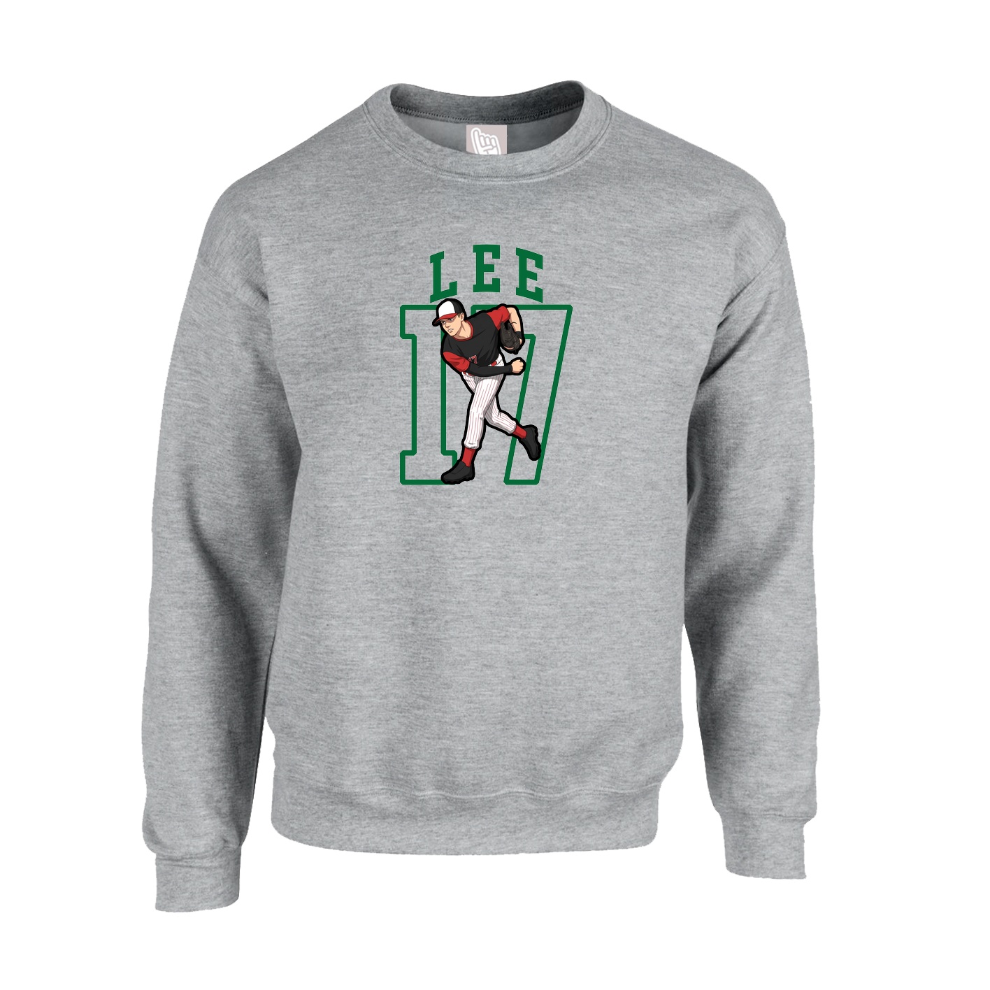 Fleece Crew — Shirsey in Grey