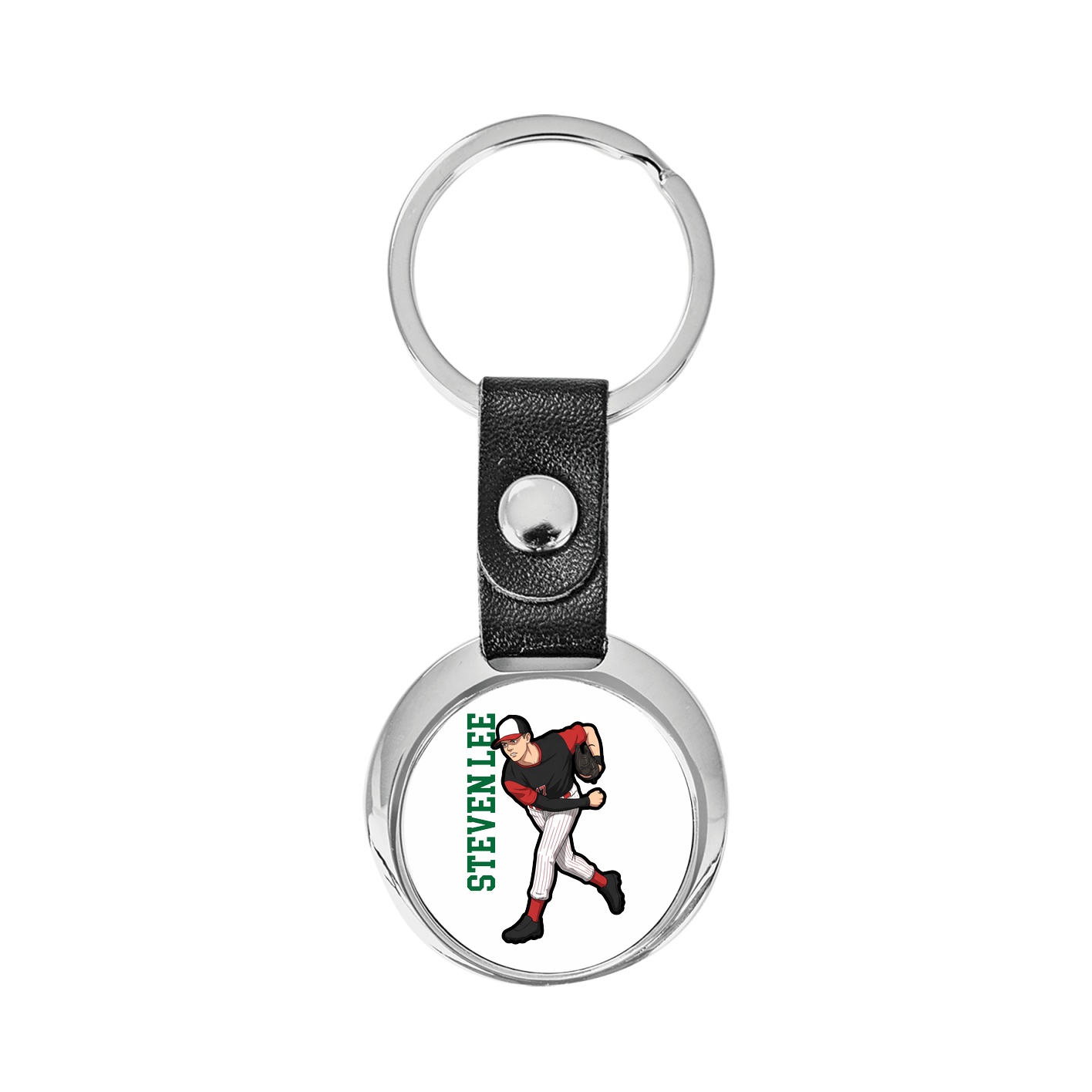 Key Chain — Name Vertical in Classic