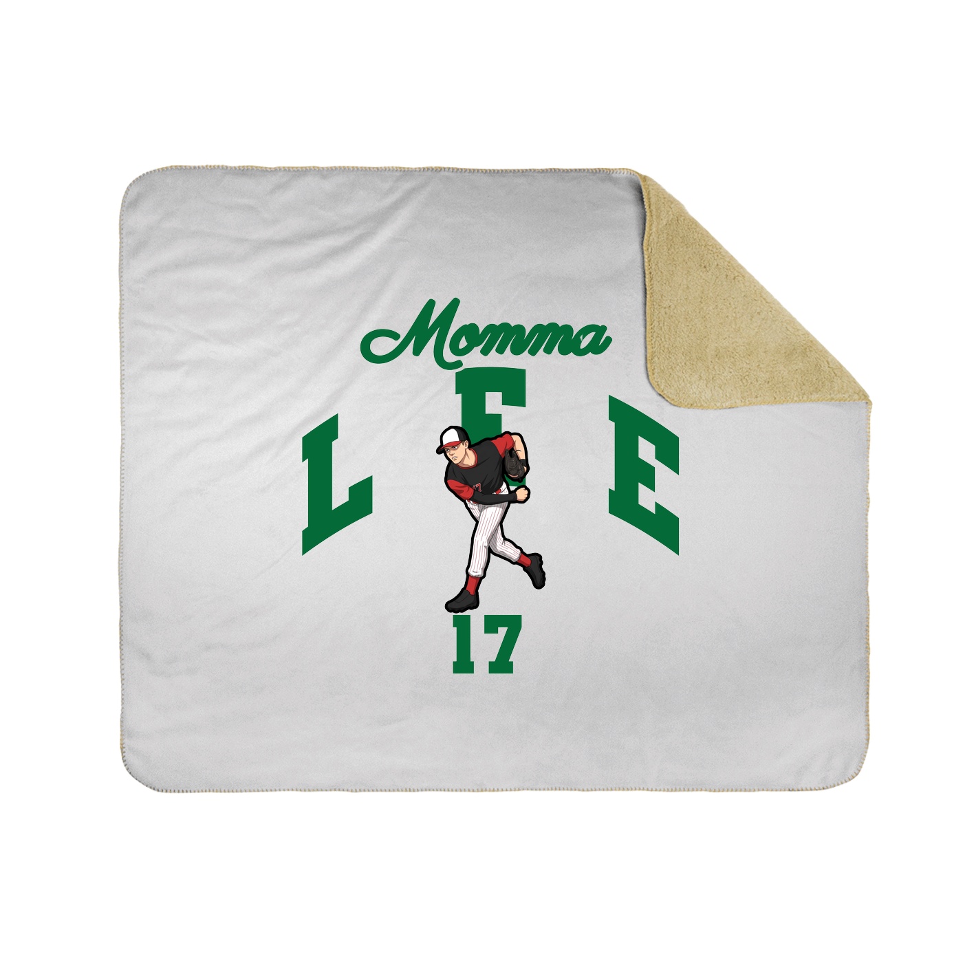Throw Blanket — Mothers Day Arch in White