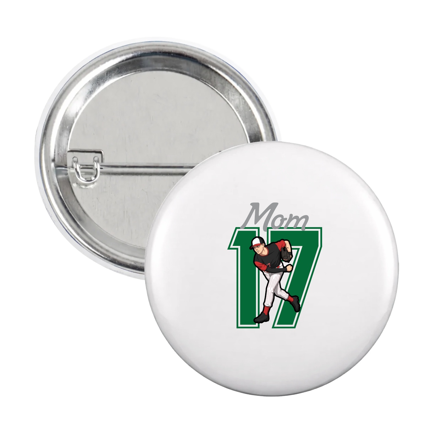 Game Day Button — Mothers Day Shirsey in White