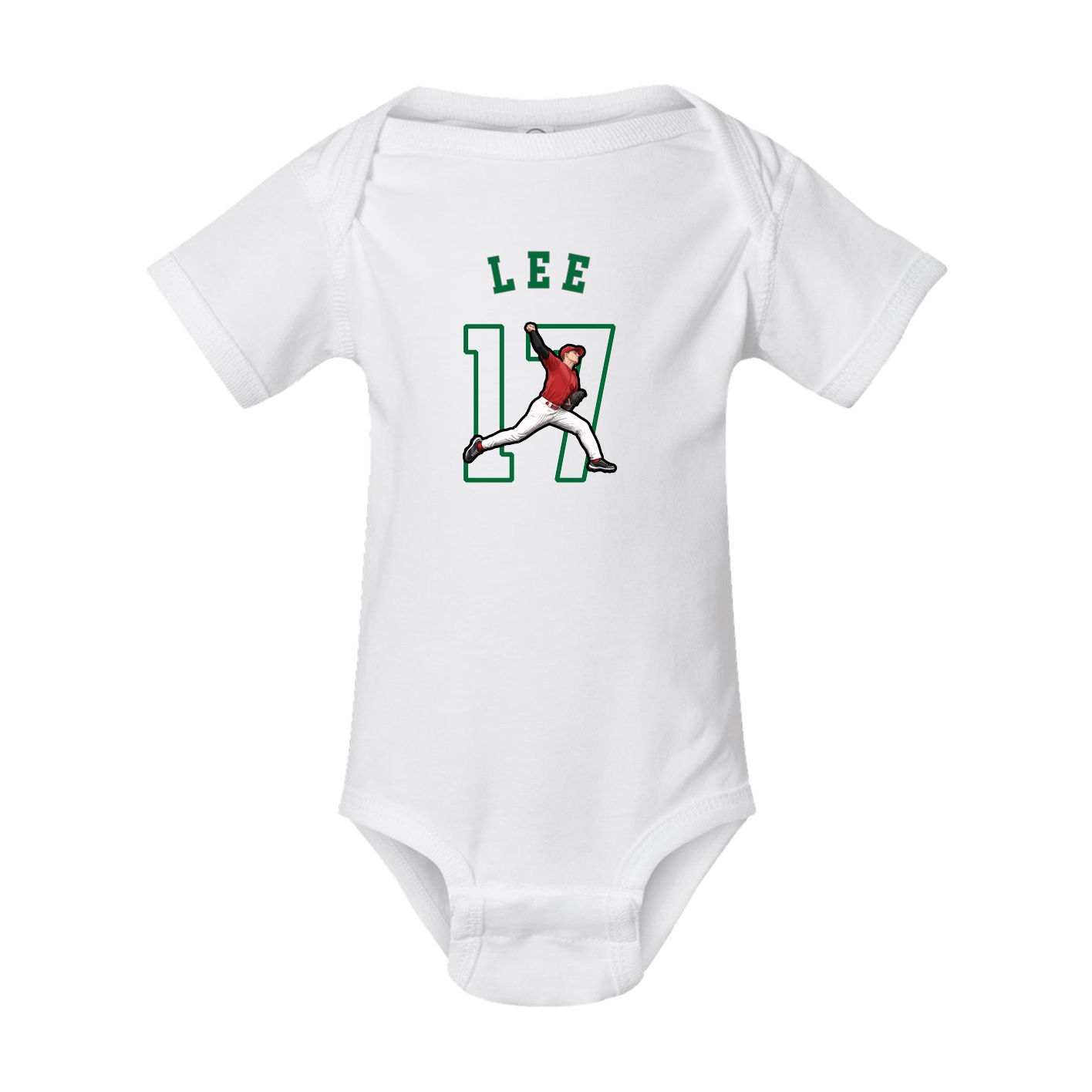 Baby Onesie — Shirsey Arch in White