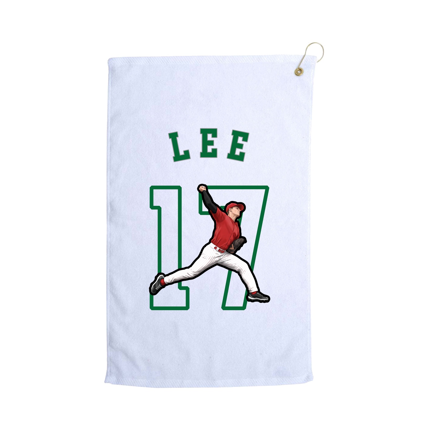 Golf Towel — Shirsey Arch in White
