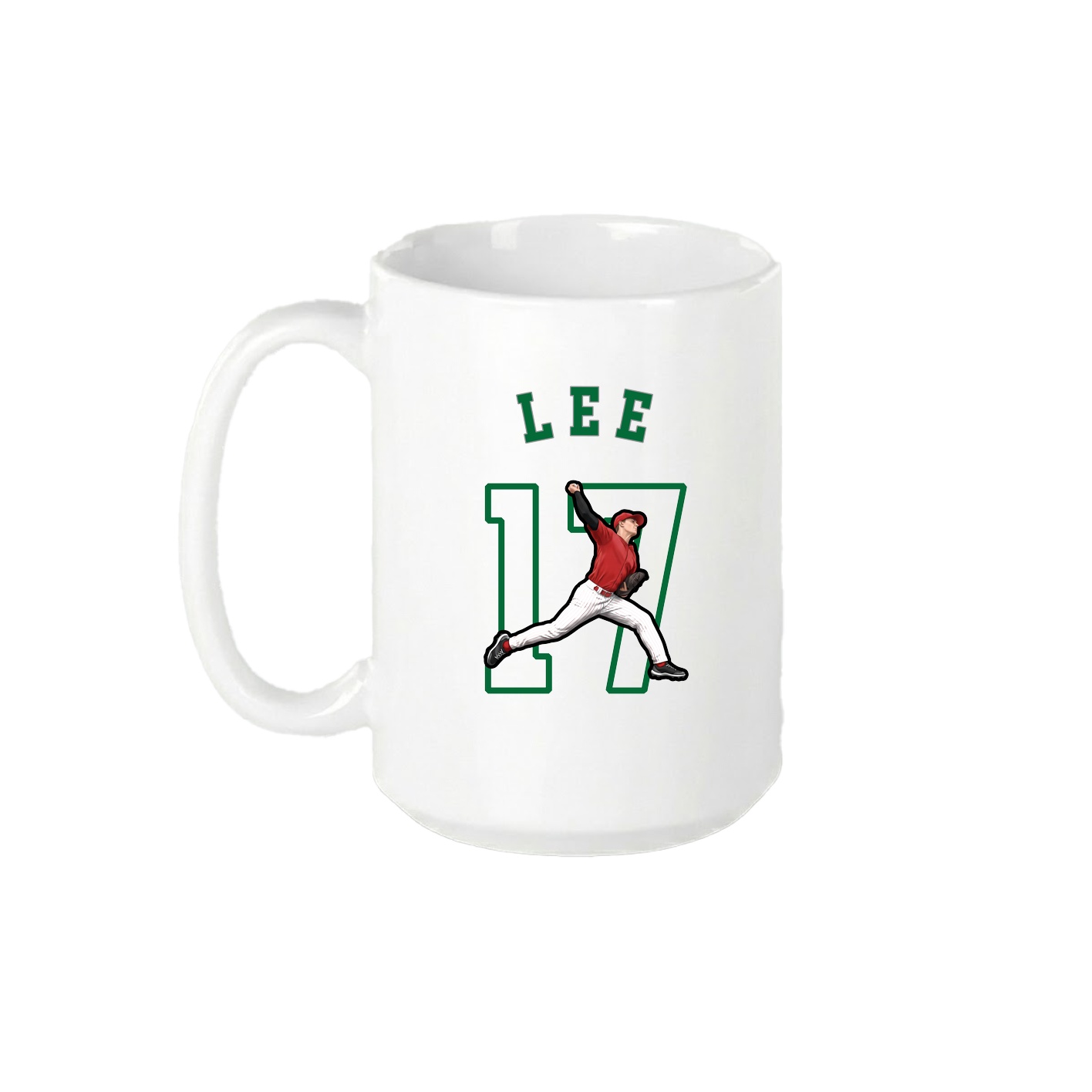15oz Coffee Mug — Shirsey Arch in White