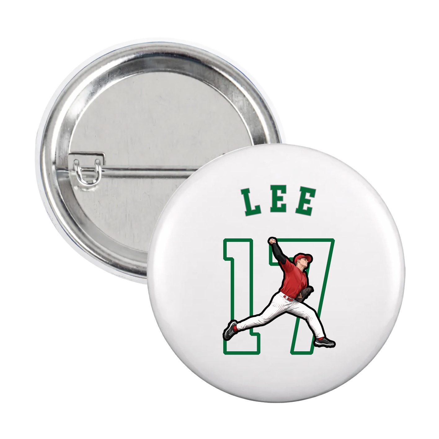Game Day Button — Shirsey Arch in White
