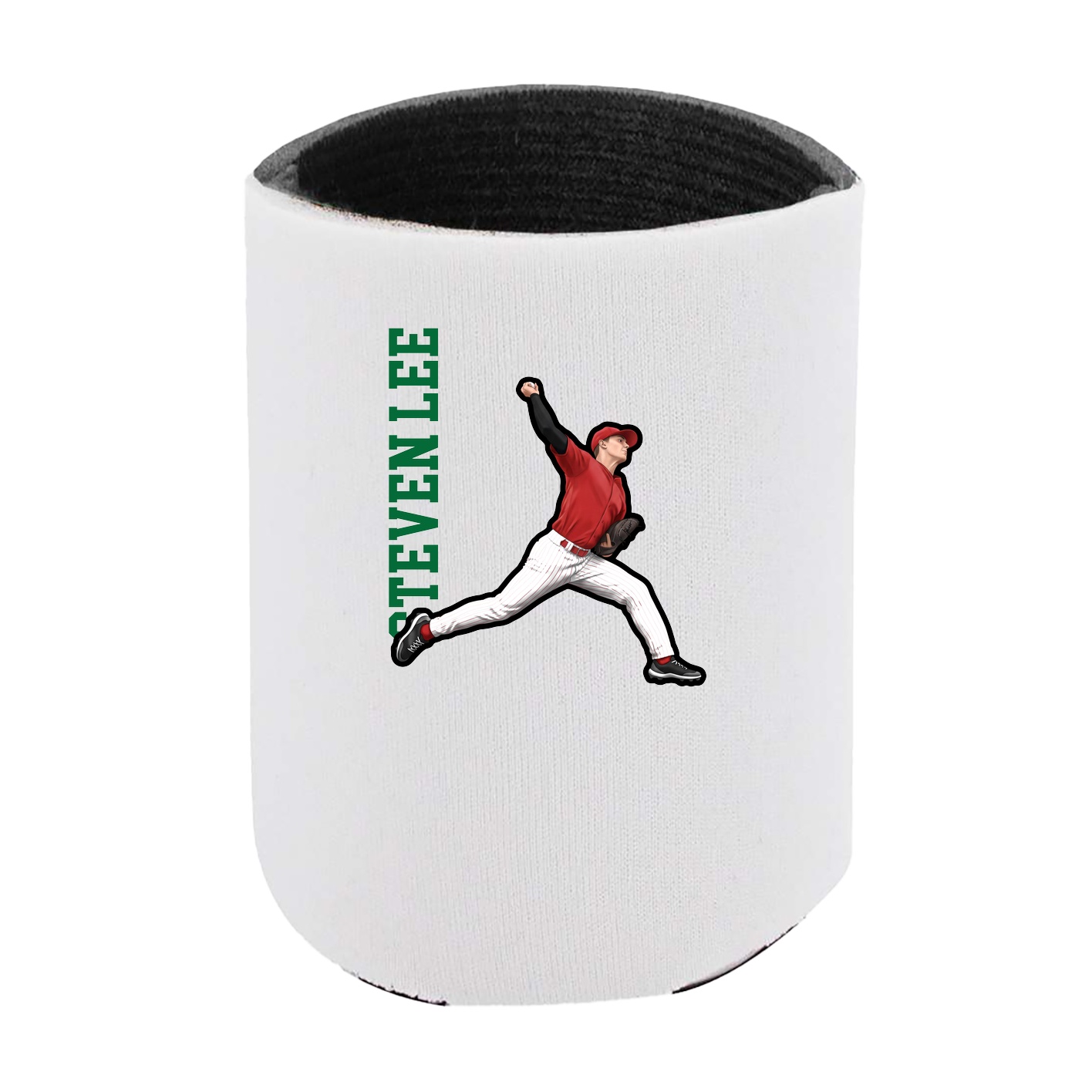Can Holder — Name Vertical in White