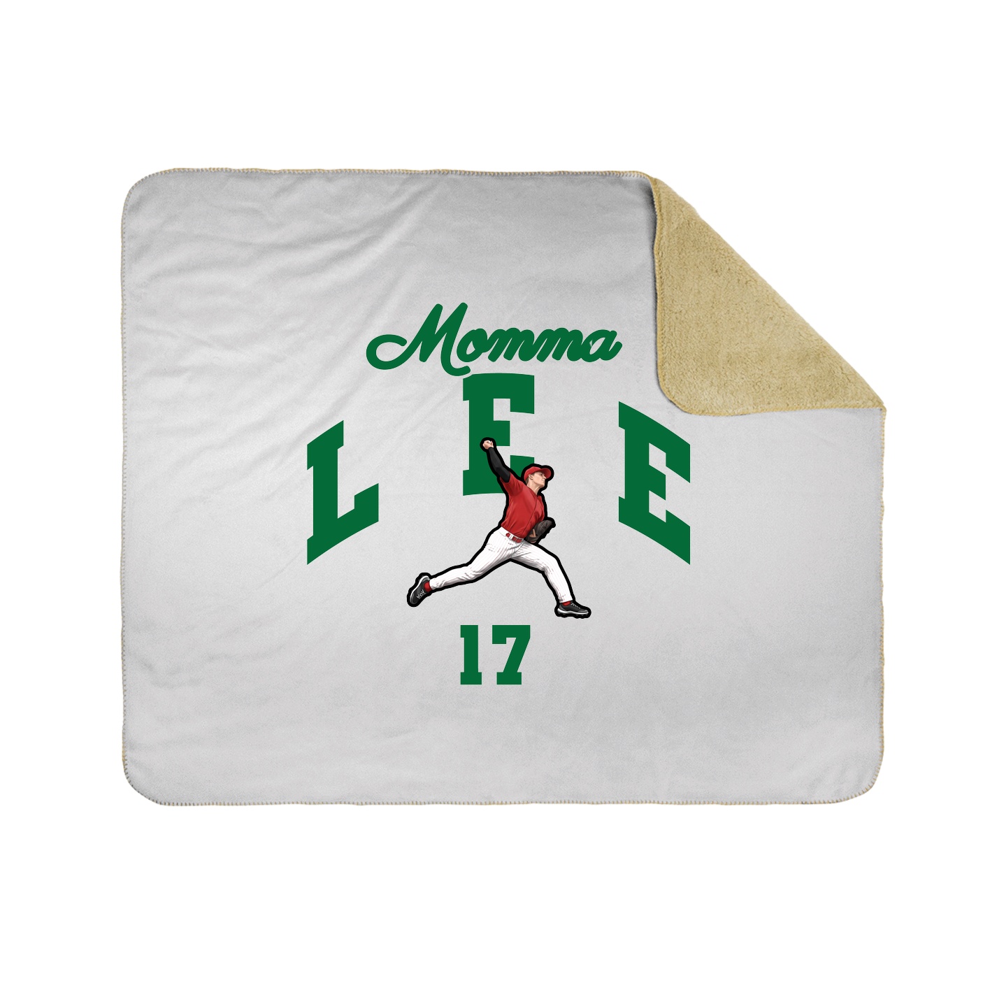 Throw Blanket — Mothers Day Arch in White