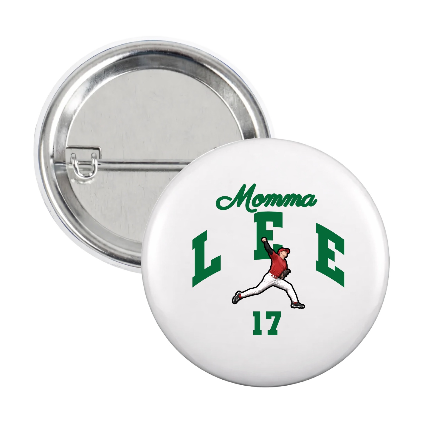 Game Day Button — Mothers Day Arch in White
