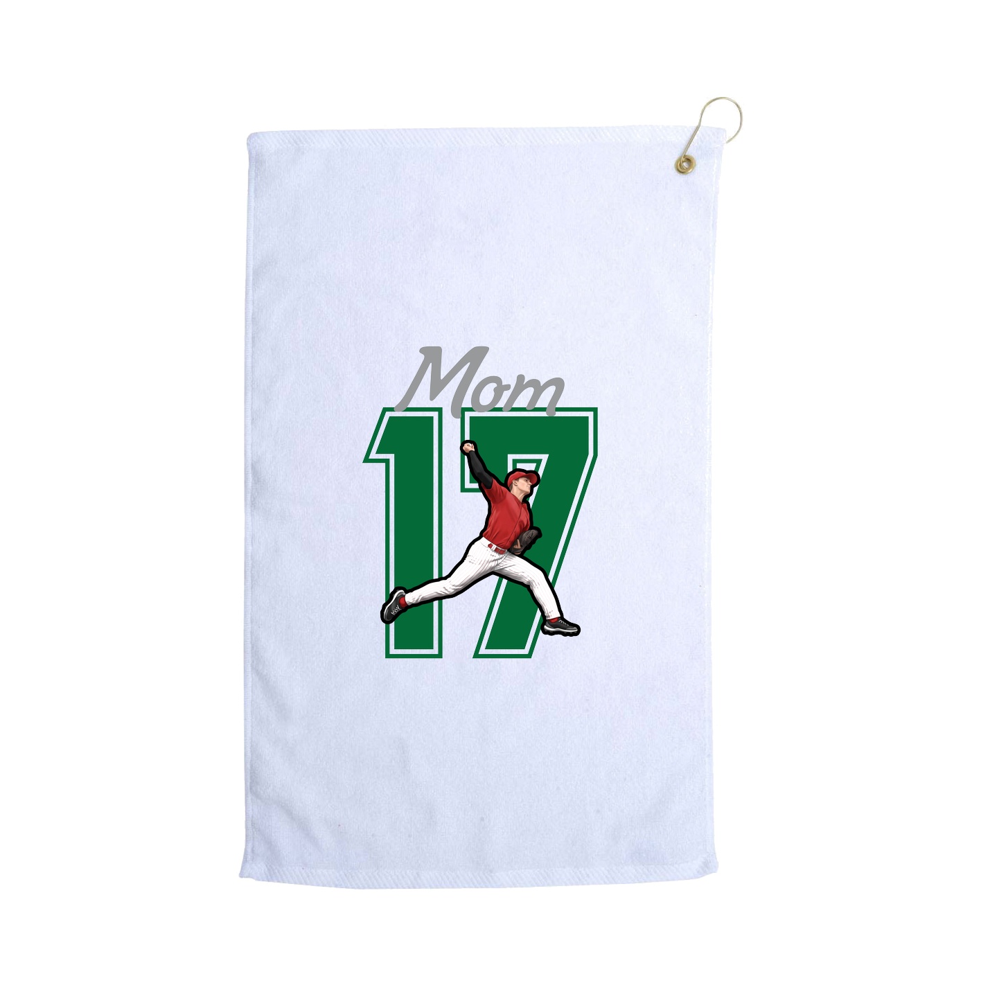 Golf Towel — Mothers Day Shirsey in White