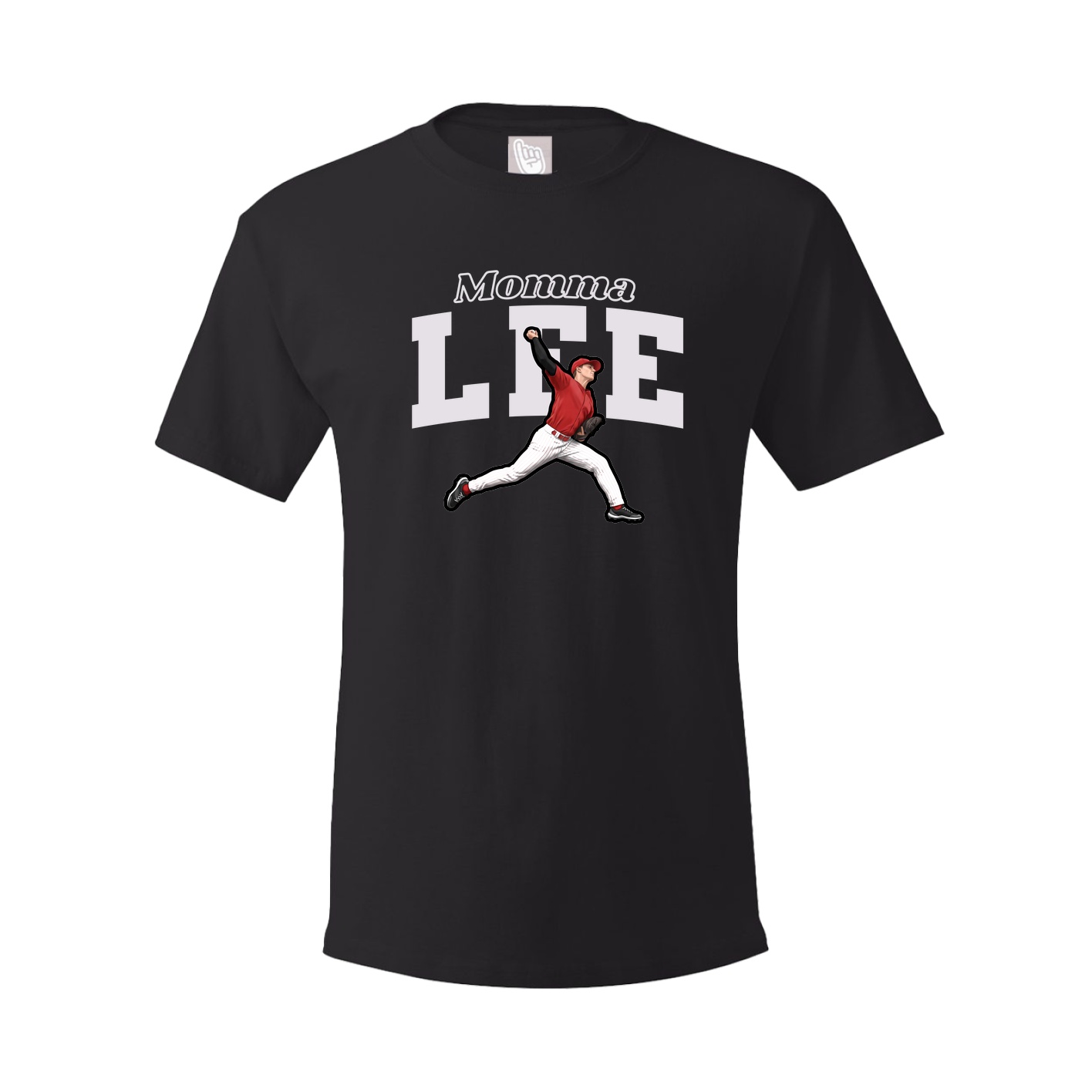 Youth Tee — Mothers Day Block in Black