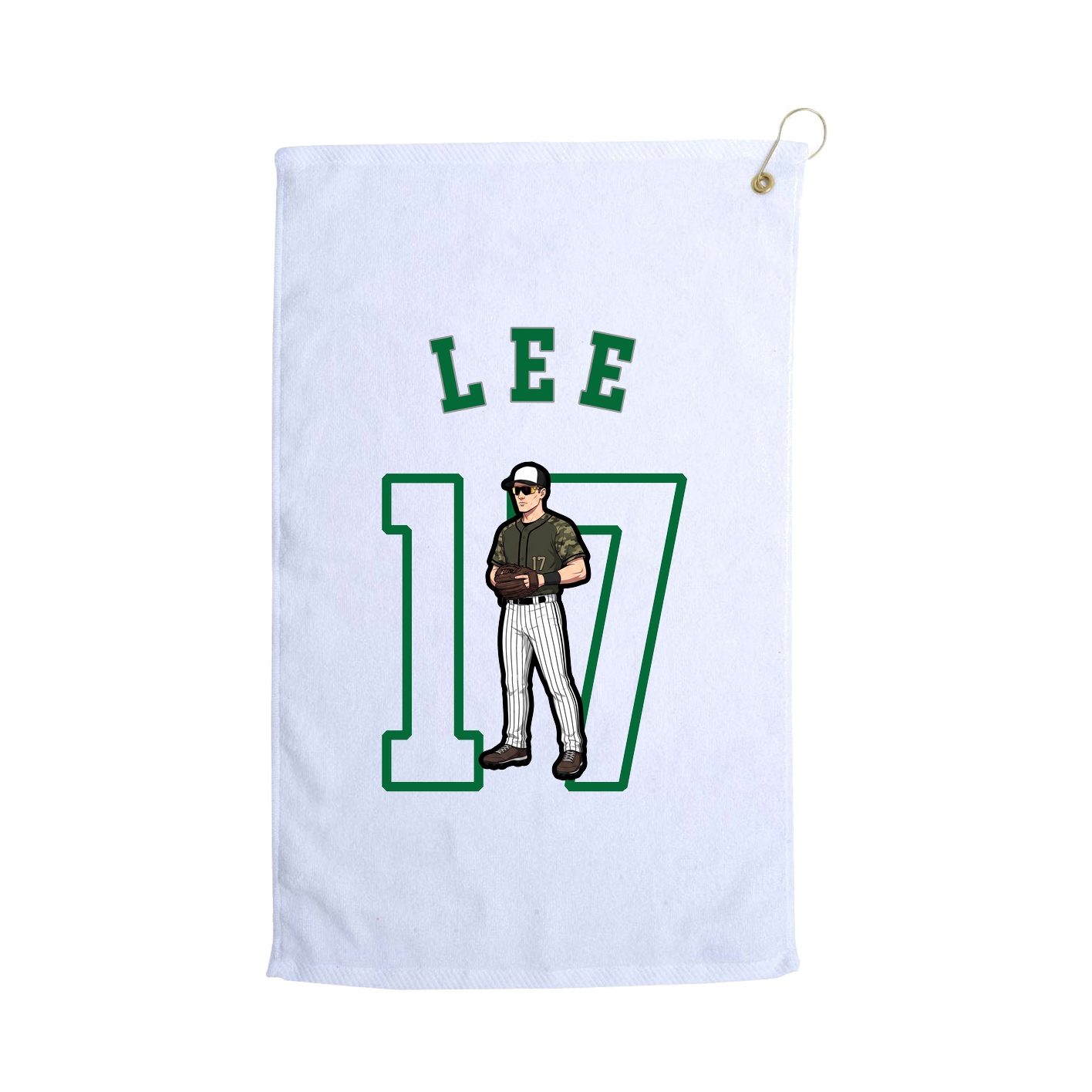 Golf Towel — Shirsey Arch in White