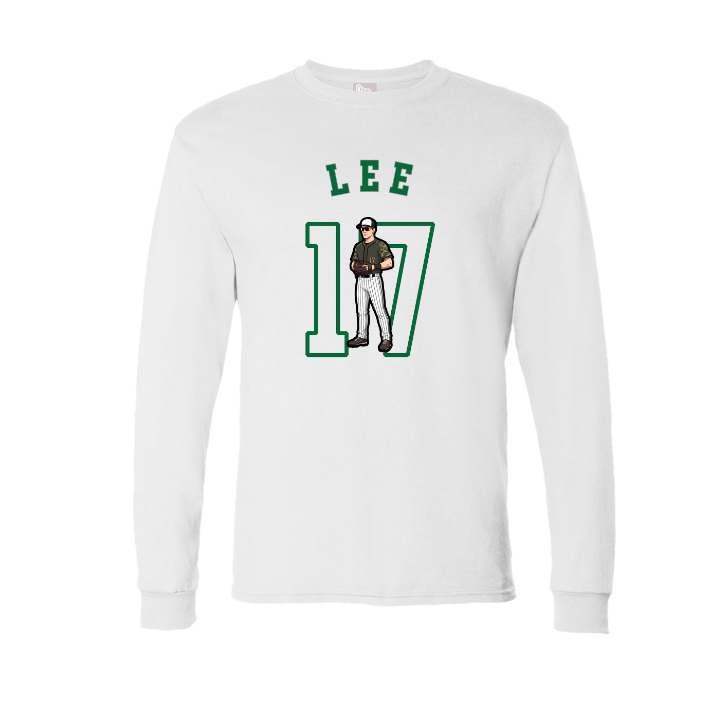 Long Sleeve Tee — Shirsey Arch in White