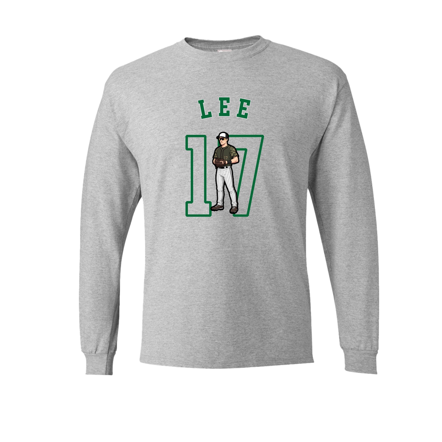 Long Sleeve Tee — Shirsey Arch in Grey
