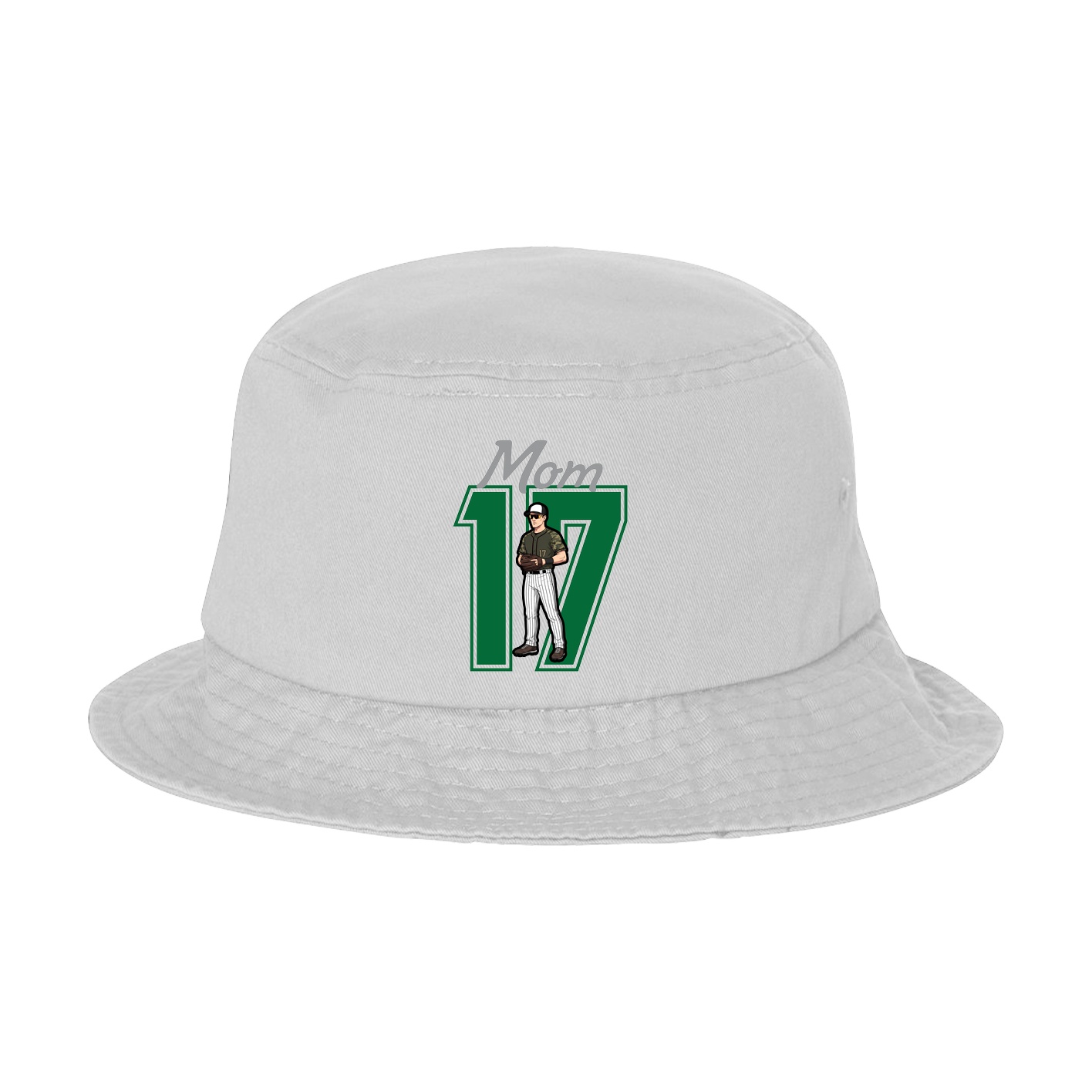 Bucket Cap — Mothers Day Shirsey in White