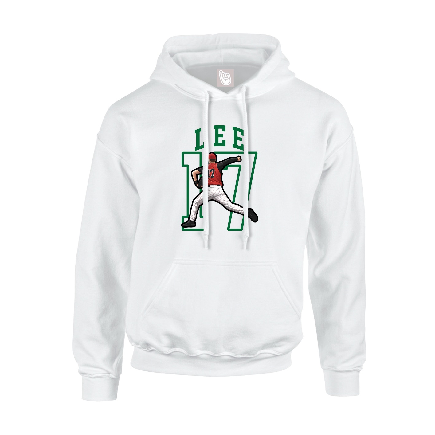 Hoodie — Shirsey in White