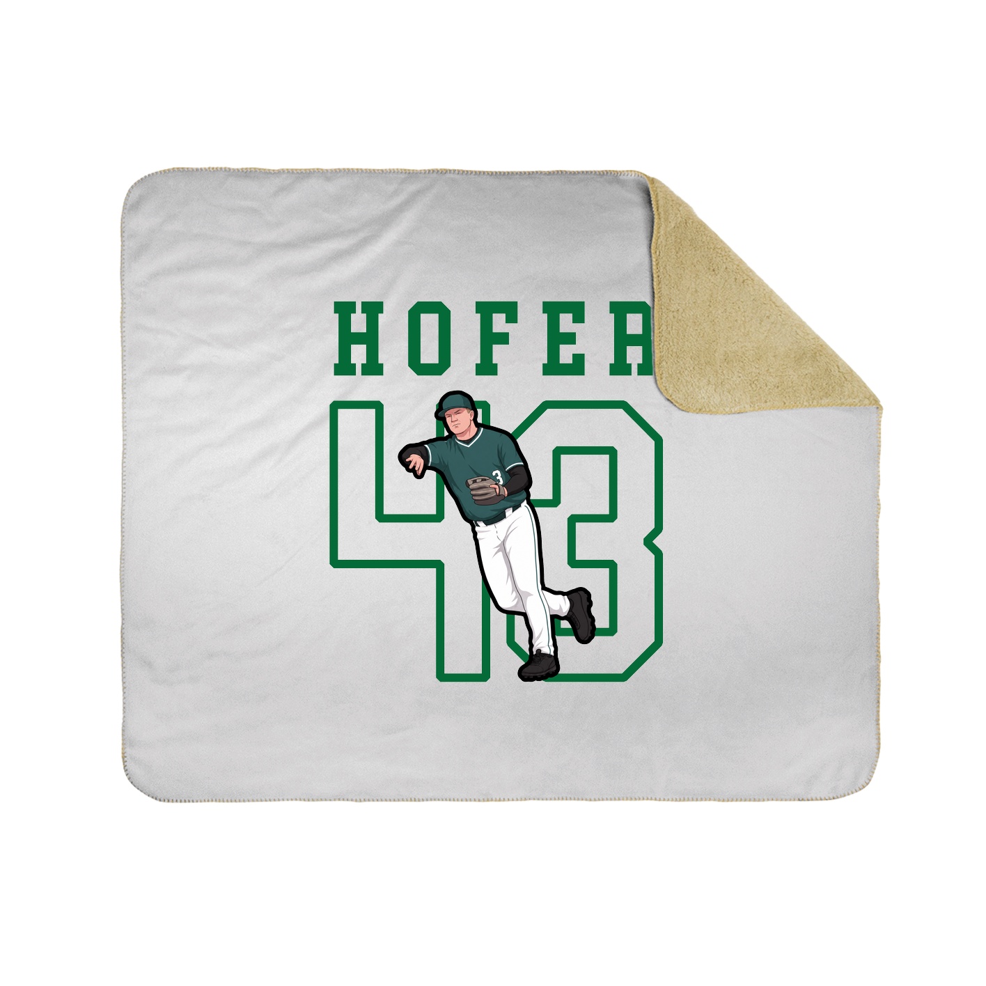 Throw Blanket — Shirsey in White