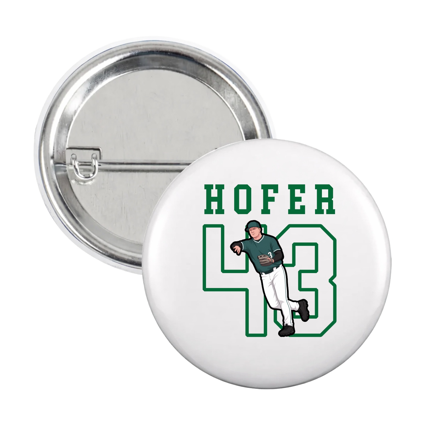 Game Day Button — Shirsey in White