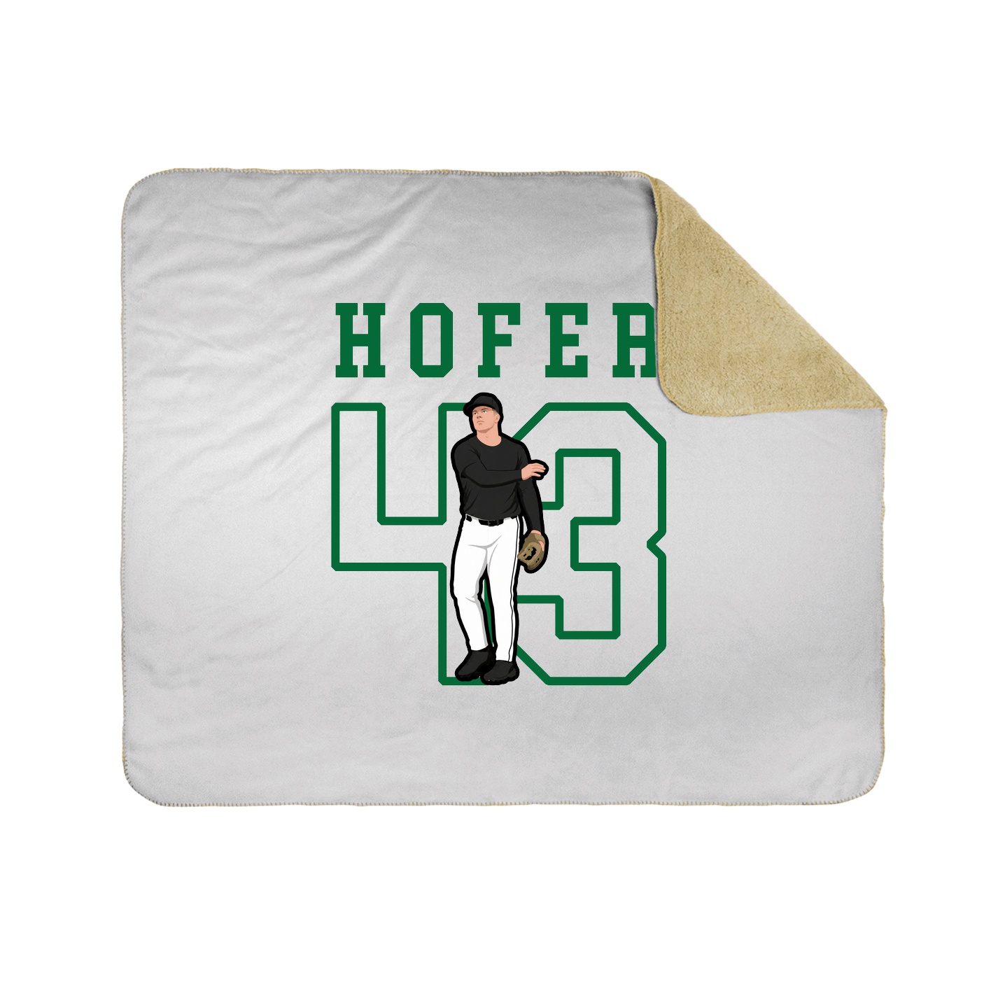 Throw Blanket — Shirsey in White
